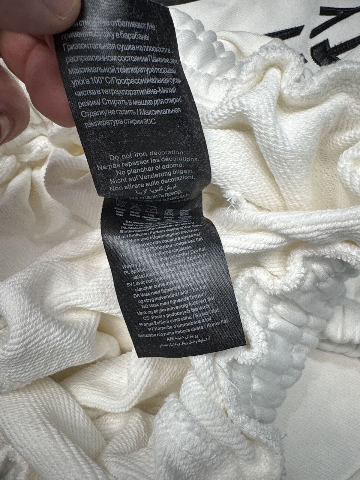 Other TENACITY White Graphic Sweatpants 2XLLeather Embroidery Rare Size US 38 / EU 54 - 11 Thumbnail