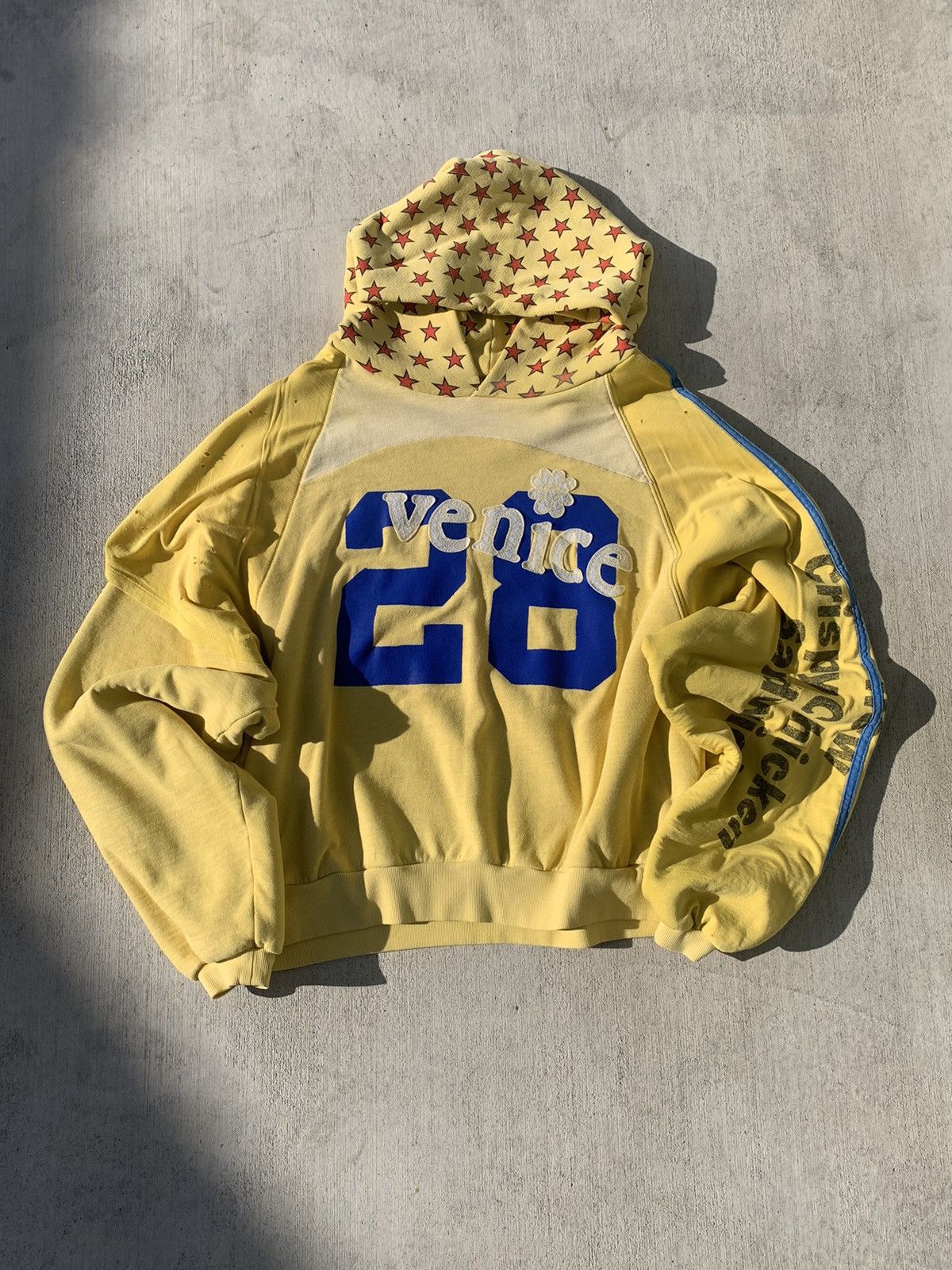 ERL ERL x SSENSE XX yellow “Be Nice” Hoodie Size US M / EU 48-50 / 2 - 1 Thumbnail