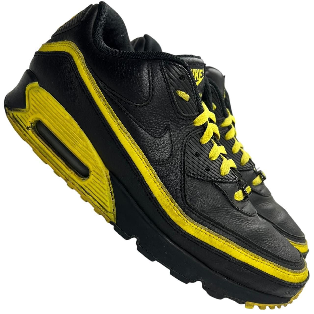 Nike × Undefeated Nike UNDFTD Air Max 90 Black Optic Yellow Size US 11 / EU 45 Size US 11 / EU 44 - 1 Thumbnail