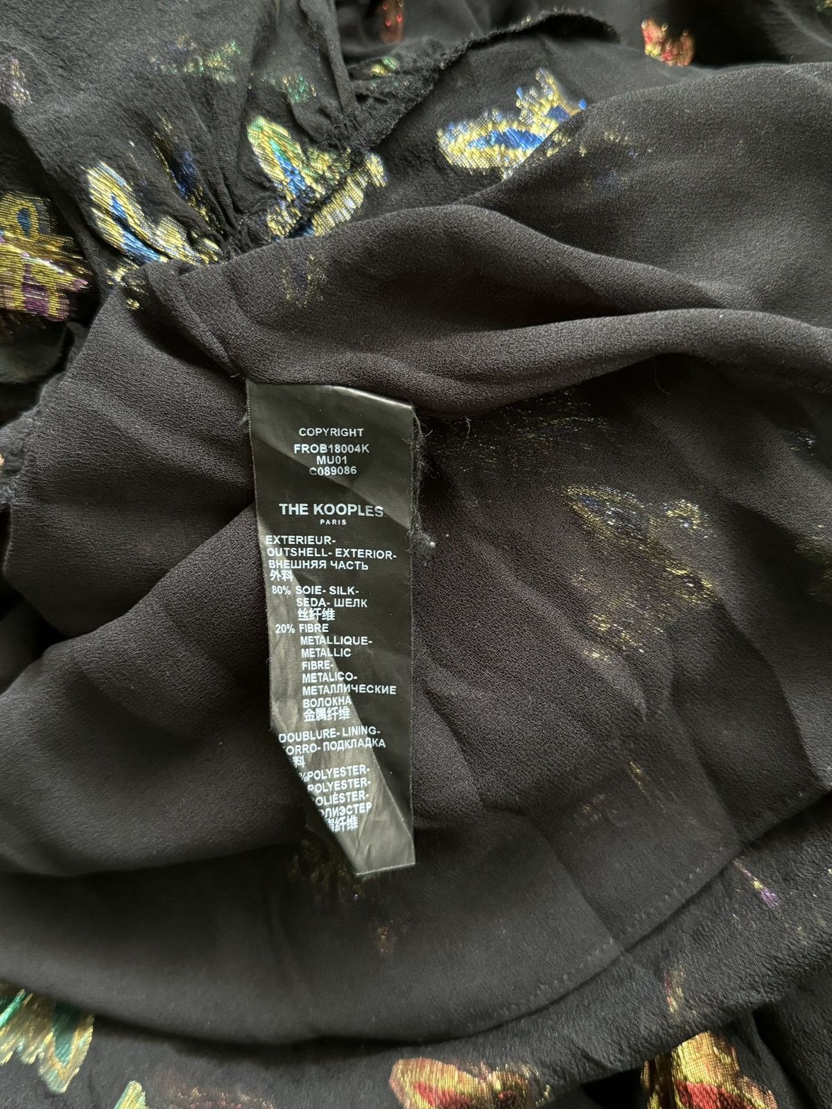 Designer × The Kooples The Kooples avant garde silk dress Size S / US 4 / IT 40 - 10 Thumbnail