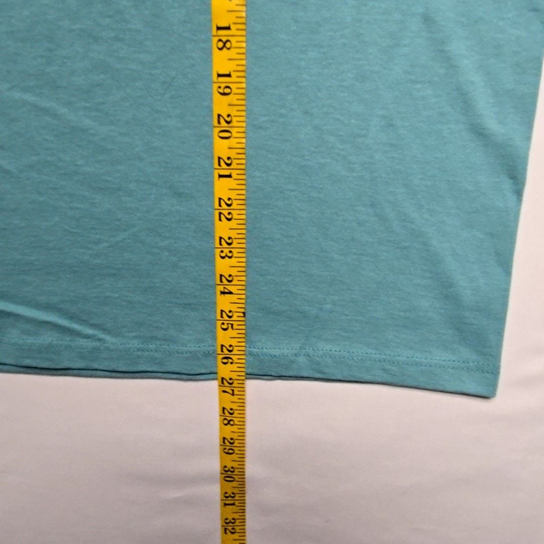 Vintage Vintage Montana Turquoise Tee Flower Blue Boat Neck L Shirt Size L / US 10 / IT 46 - 9 Thumbnail