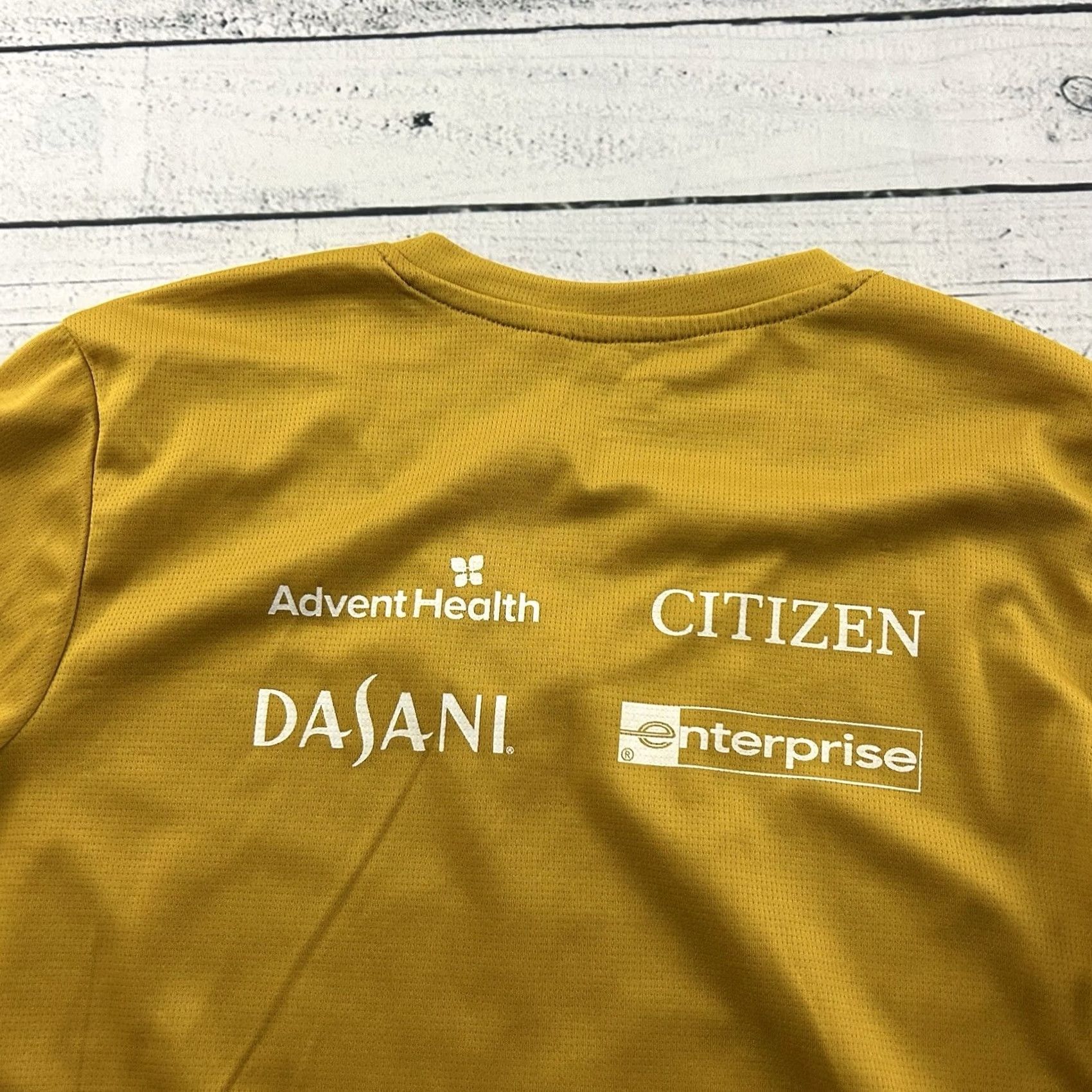 Disney Run Disney 2022 Half Marathon Long Sleeve Athletic T Shirt Men's M Gold Size US M / EU 48-50 / 2 - 6 Thumbnail