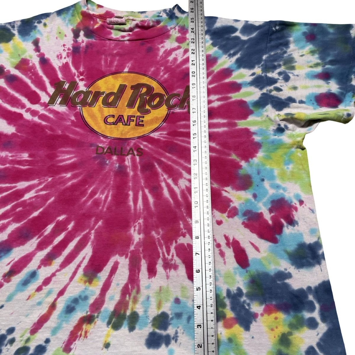 Hard Rock Cafe Vintage 90s Hard Rock Cafe Dallas Tie Dye Reggae Sundays XL Size US XL / EU 56 / 4 - 5 Thumbnail