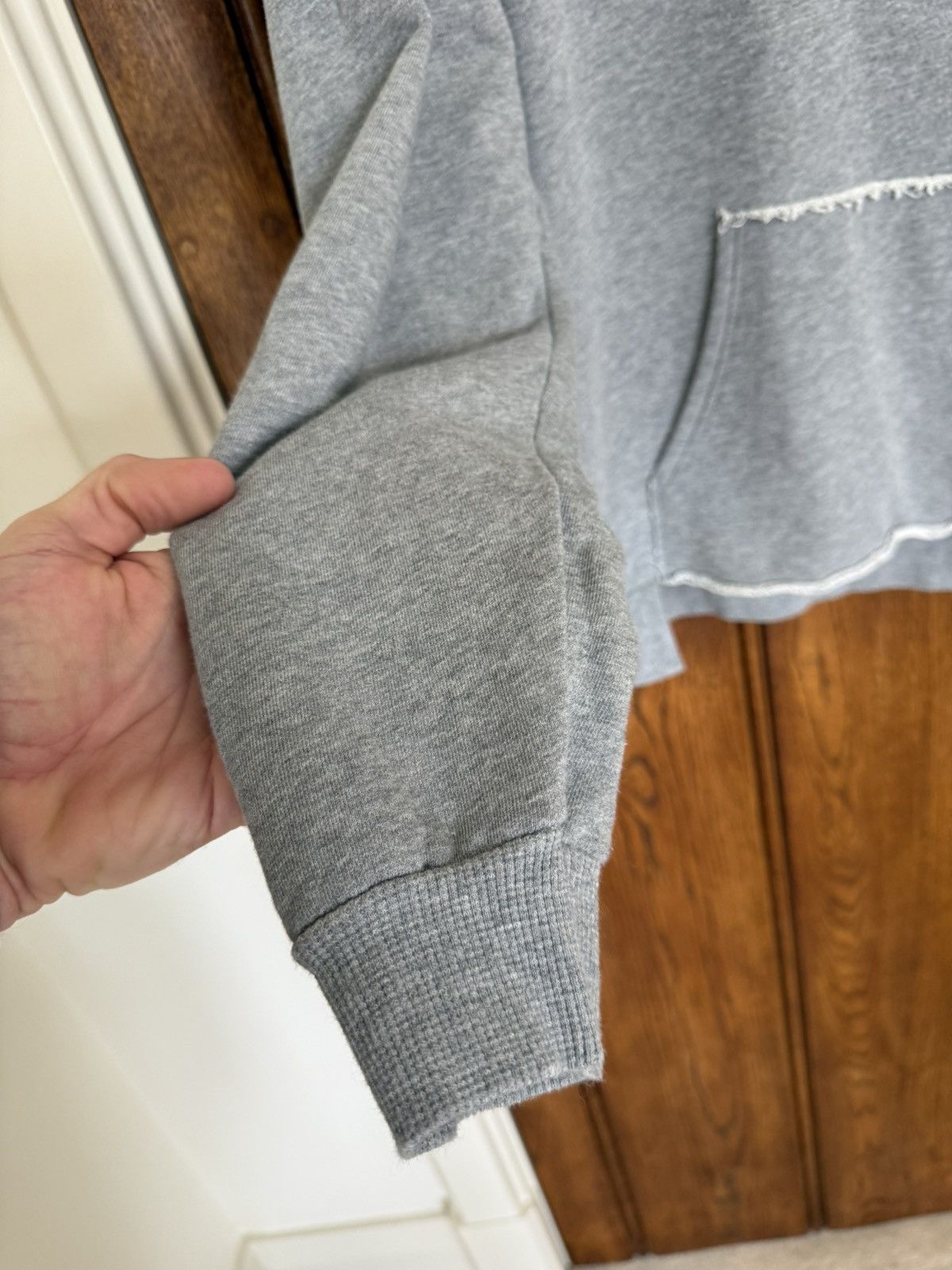 Celine SS21 Celine Dancing Kid Hedi studded logo hoodie gray Hedi Size US L / EU 52-54 / 3 - 15 Thumbnail