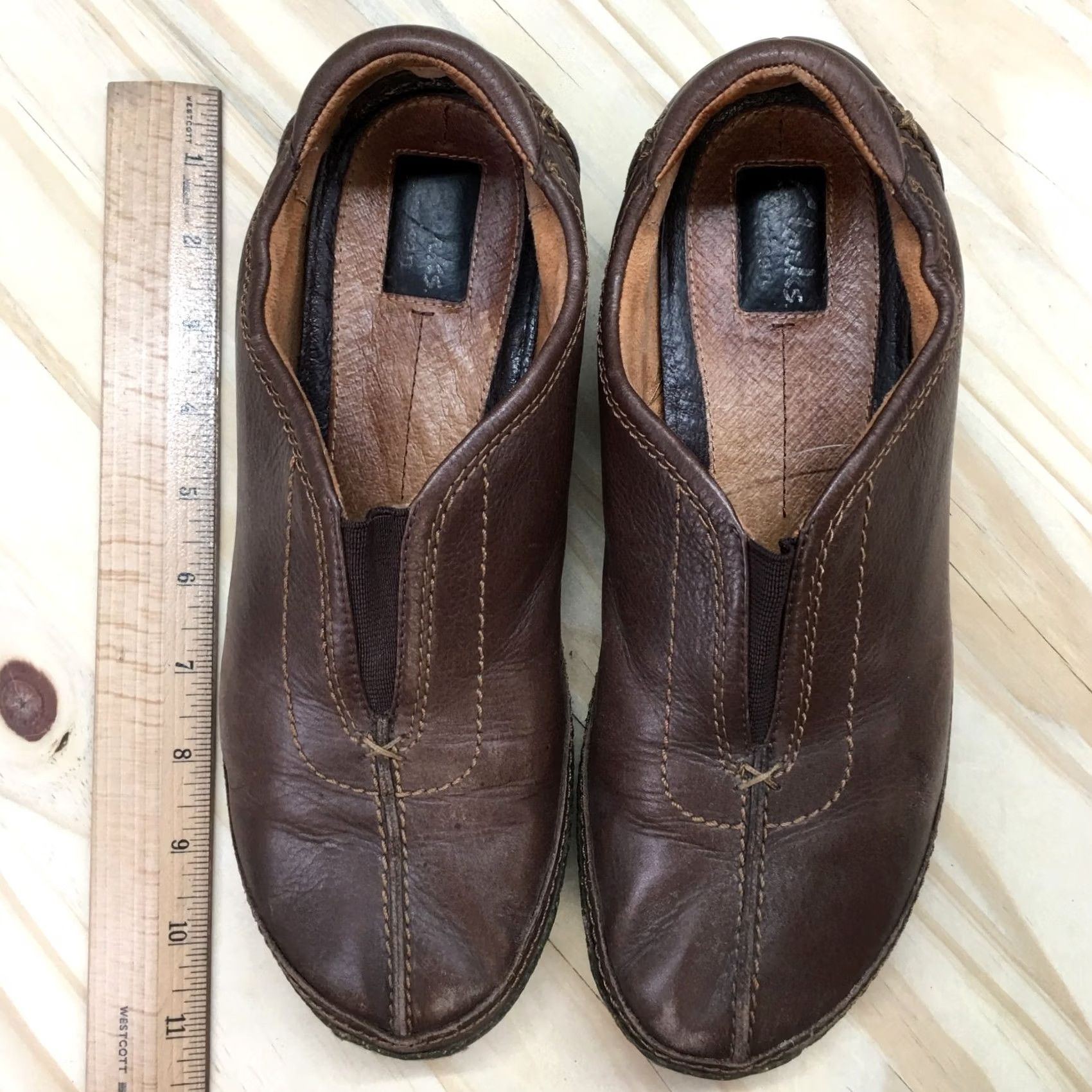 Clarks Clarks Loafer Womens 8.5M Brown Active Air Round Toe Slip On Casual Leather Size US 9 / IT 39 - 5 Thumbnail