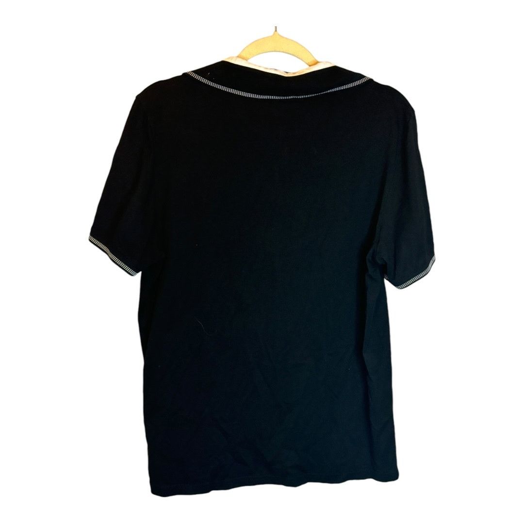 Ted Baker Ted Baker Shirt Men's Size 4 US Size Large Polo Black White Size US L / EU 52-54 / 3 - 2 Thumbnail