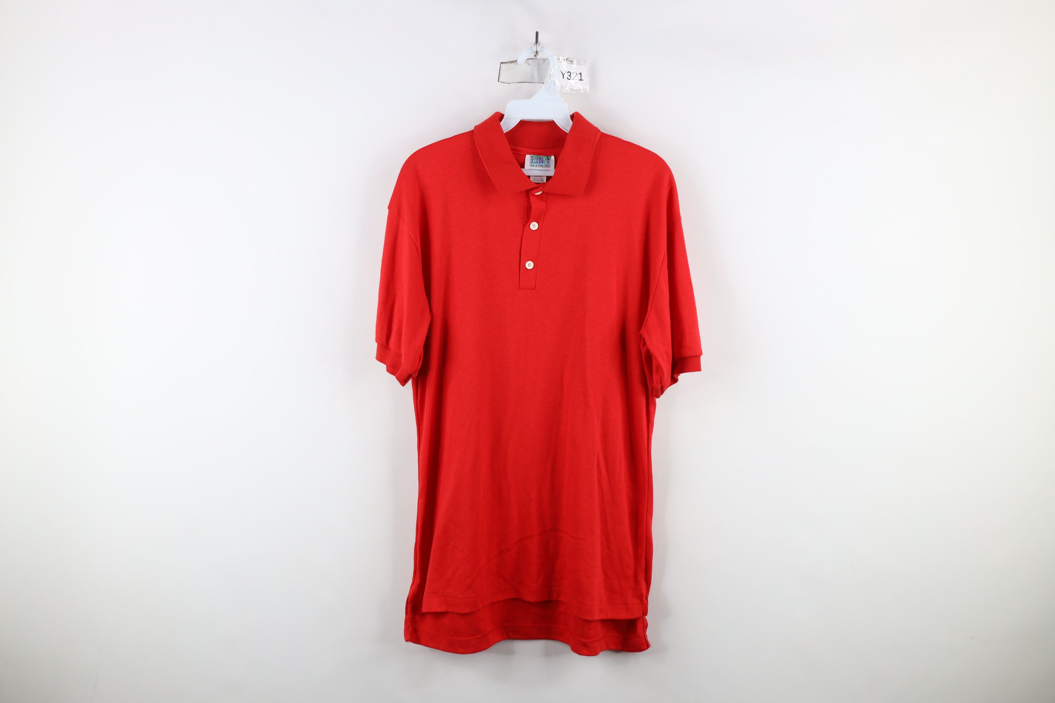 Vintage Vintage 80s 90s Streetwear Collared Golf Polo Shirt Red USA Size US M / EU 48-50 / 2 - 1 Thumbnail