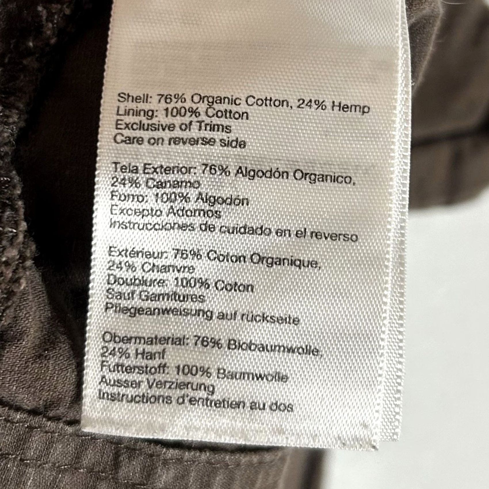 Marmot Marmot Capri Pants Women's 10 Hemp & Organic Cotton Fabric Draw String Hem Brown0 Size 32" / US 10 / IT 46 - 7 Thumbnail