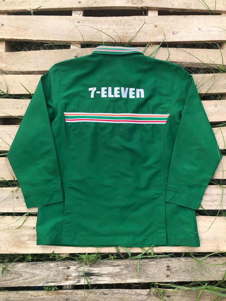Japanese Brand × Vintage Vintage 7 Eleven Workers Zipper Jacket Size US M / EU 48-50 / 2 - 3 Thumbnail