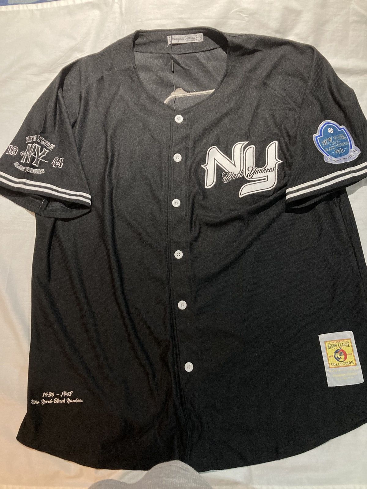 Other New York Black Yankees Jersey, Men’s size 5XL, NWOT Size US XXL / EU 58 / 5 - 5 Thumbnail