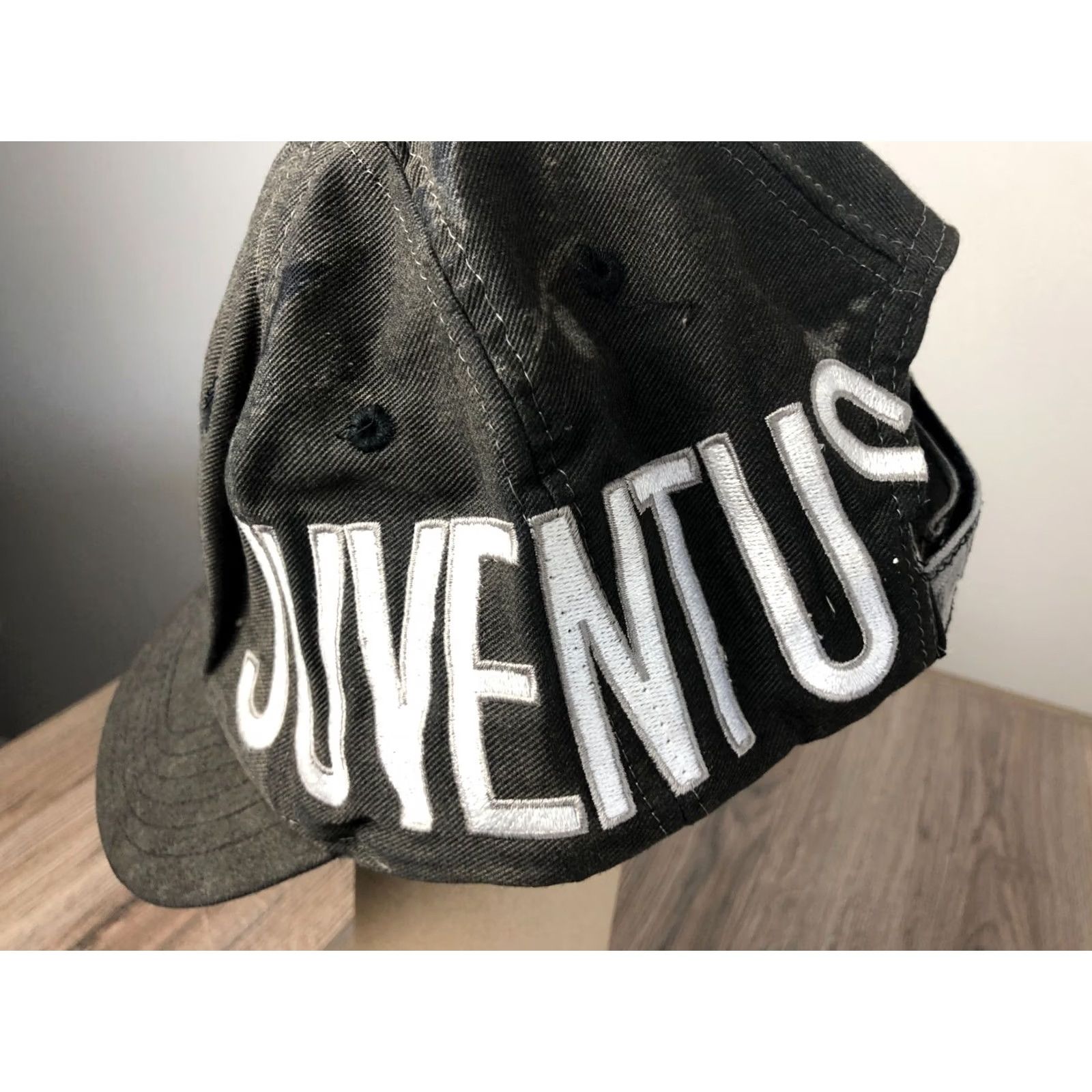 Kappa Kappa Juventus Baseball Cap Polyester Vintage Logo Dark Brown Mens Adjustable Brown Embroidered Logo Cap Size ONE SIZE - 6 Thumbnail