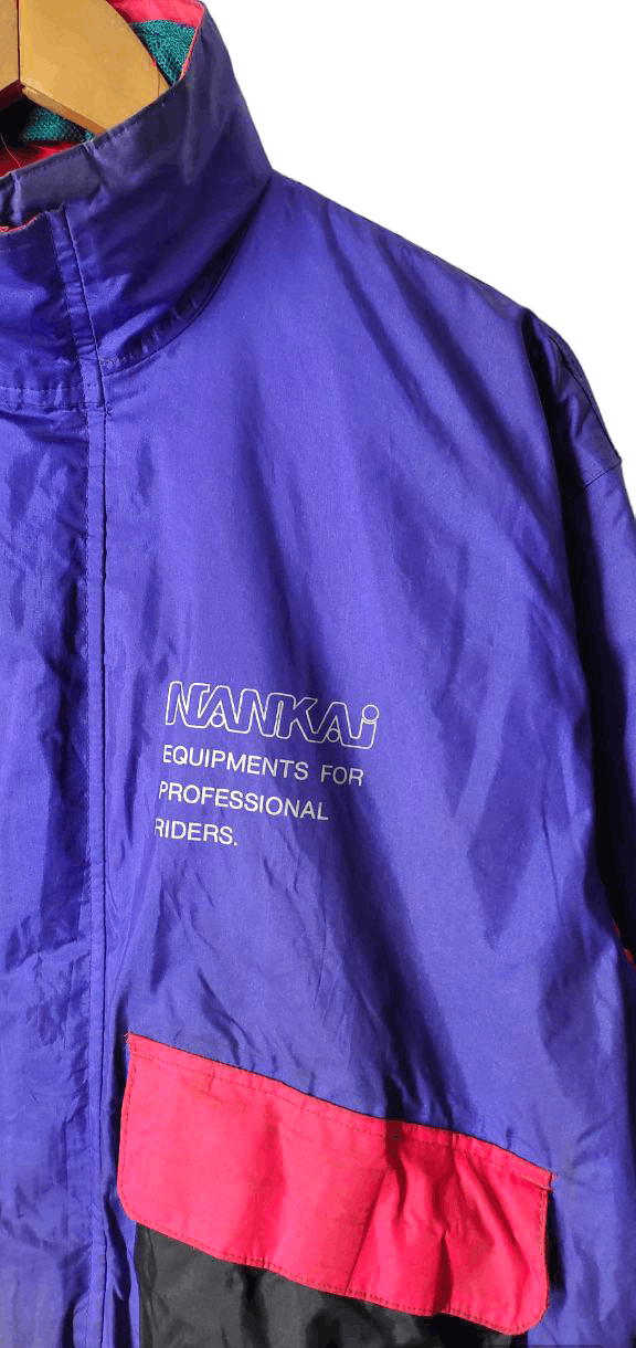 Vintage VINTAGE NANKAI HYPER RAIN GEAR MOTORSPORT WINDBREAKER JACKET Size US L / EU 52-54 / 3 - 9 Thumbnail