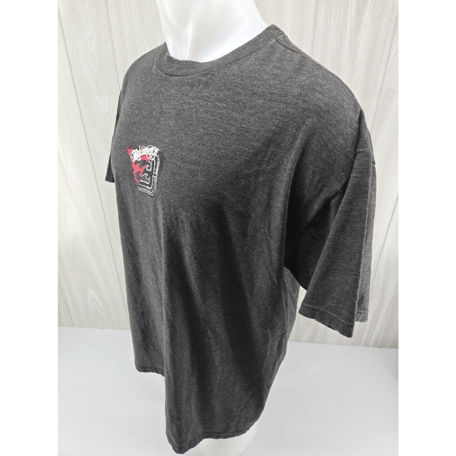 Billabong Billabong Men's XL T Shirt Graphic Logo Double Sided Gray Heather Shirt Mens XL Gray Heather Logo Double Sided Billabong T-Shirt Size US XL / EU 56 / 4 - 6 Thumbnail