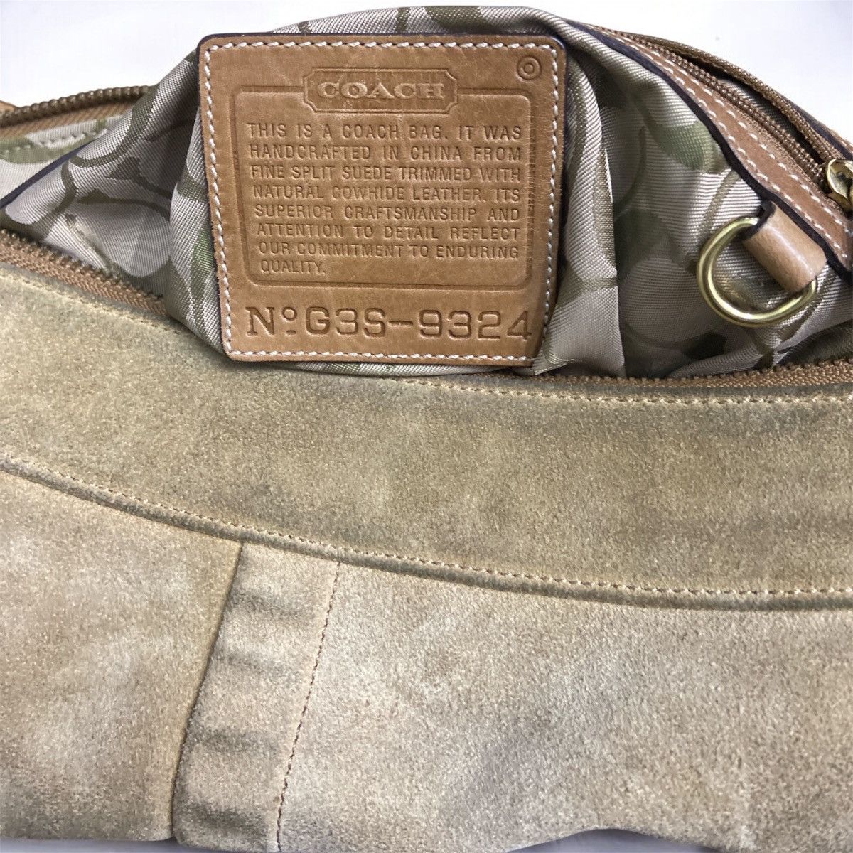 Coach Vintage Coach Suede Leather Sholder Bag Size ONE SIZE - 7 Thumbnail