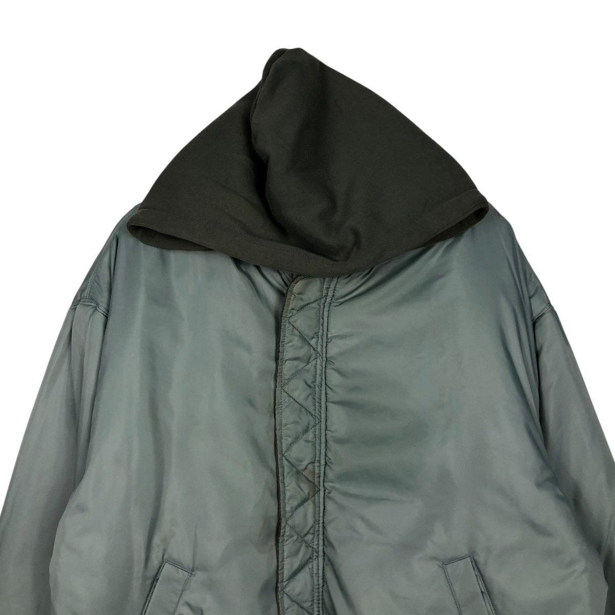 Alpha Industries 🔥VINTAGE REVERSIBLE BOMBER JACKET ALPHA INDUSTRIES BIG LOGO Size US L / EU 52-54 / 3 - 4 Thumbnail