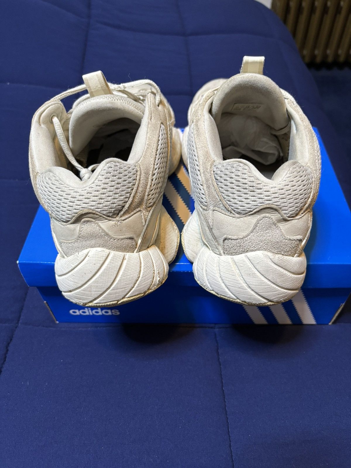 Adidas Adidas Yeezy 500 Bone White 2019 Size 13 Size US 13 / EU 46 - 5 Thumbnail