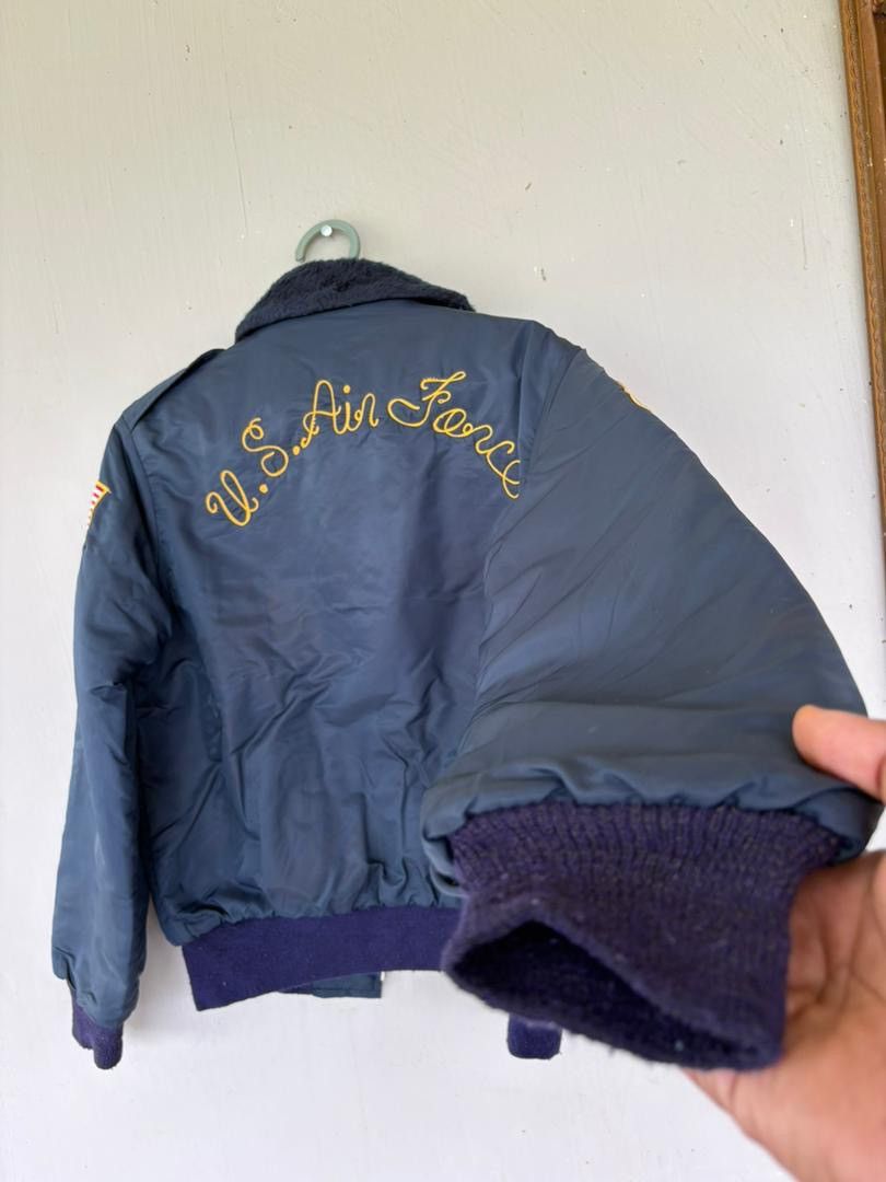 Vintage Vintage 90 MA-1 Flight Jacket USAF Tactical Air Command Size US XS / EU 42 / 0 - 9 Thumbnail