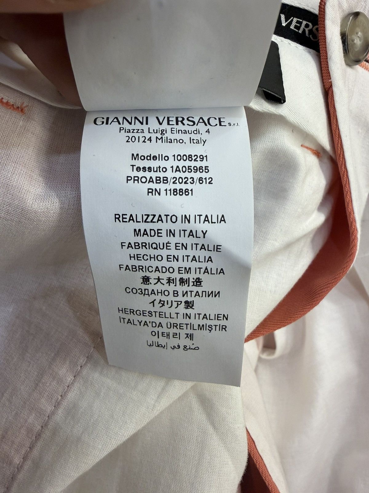 Versace Wide legged pants size46 Size US 30 / EU 46 - 10 Thumbnail