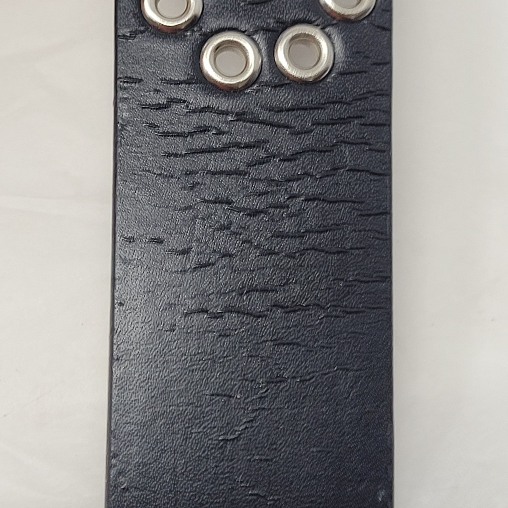 L.E.I. L.E.I. Black Double Grommet Belt Sz L Leather Lined Studded Size ONE SIZE - 10 Thumbnail