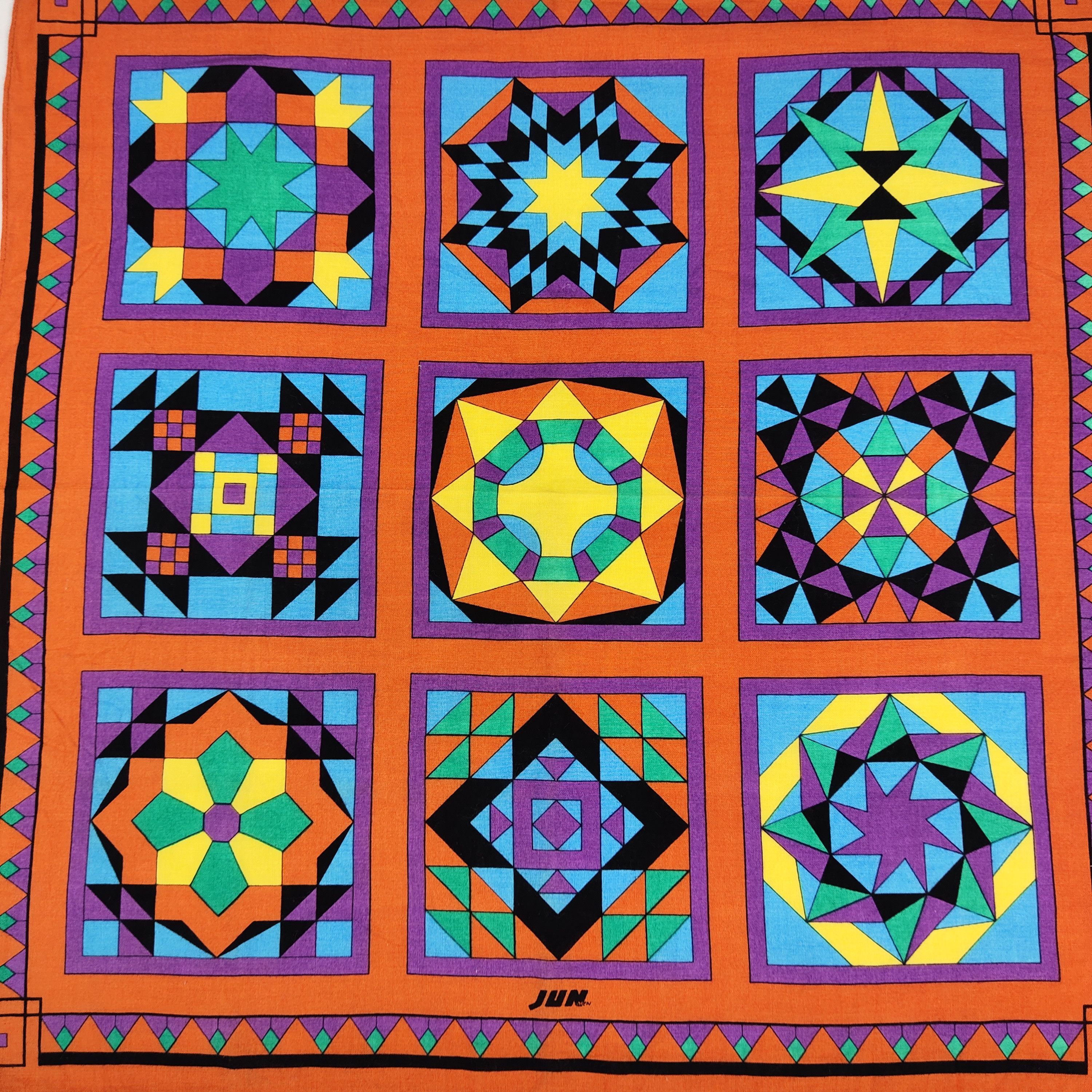 Japanese Brand × Vintage Jun Handkerchief / Neckerchief / Bandana FZ347 Size ONE SIZE - 6 Thumbnail