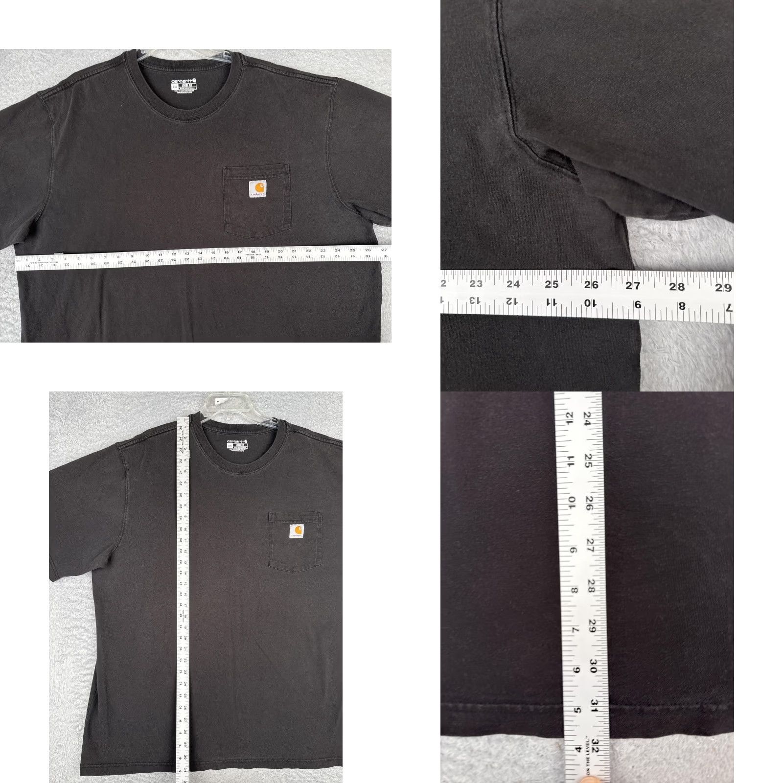 Carhartt Carhartt Shirt Mens 2XL Gray Crew Neck Short Sleeve Pocket Tagless K87 Workwear Size US XXL / EU 58 / 5 - 8 Thumbnail