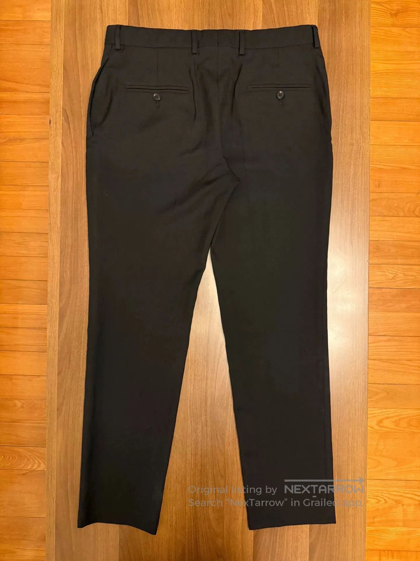 Saint Laurent Paris Saint Laurent 21SS Black Basic Trousers. Size US 32 / EU 48 - 4 Thumbnail