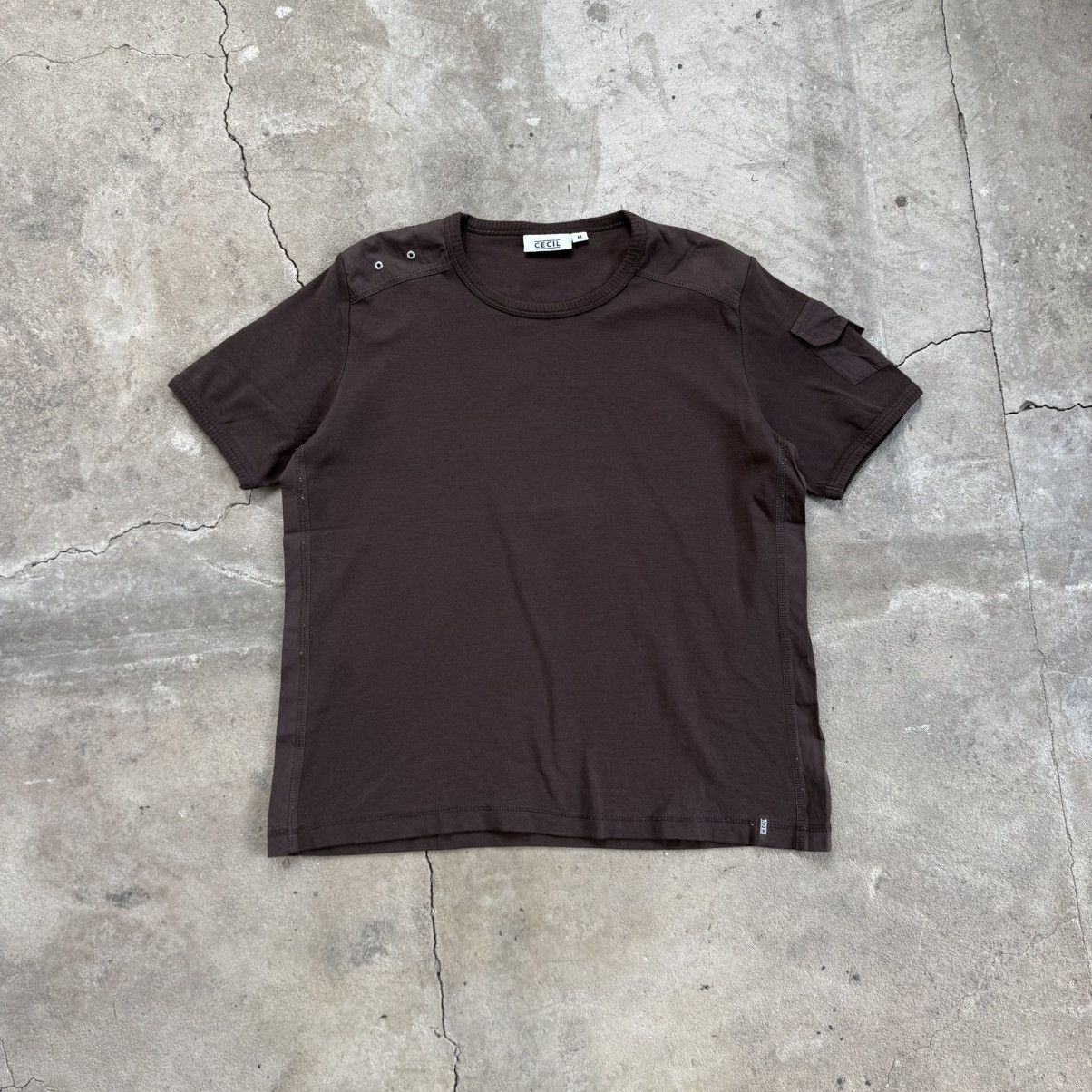 Seditionaries Vintage Y2K Cecil Brown Utility T-Shirt Size US M / EU 48-50 / 2 - 1 Thumbnail