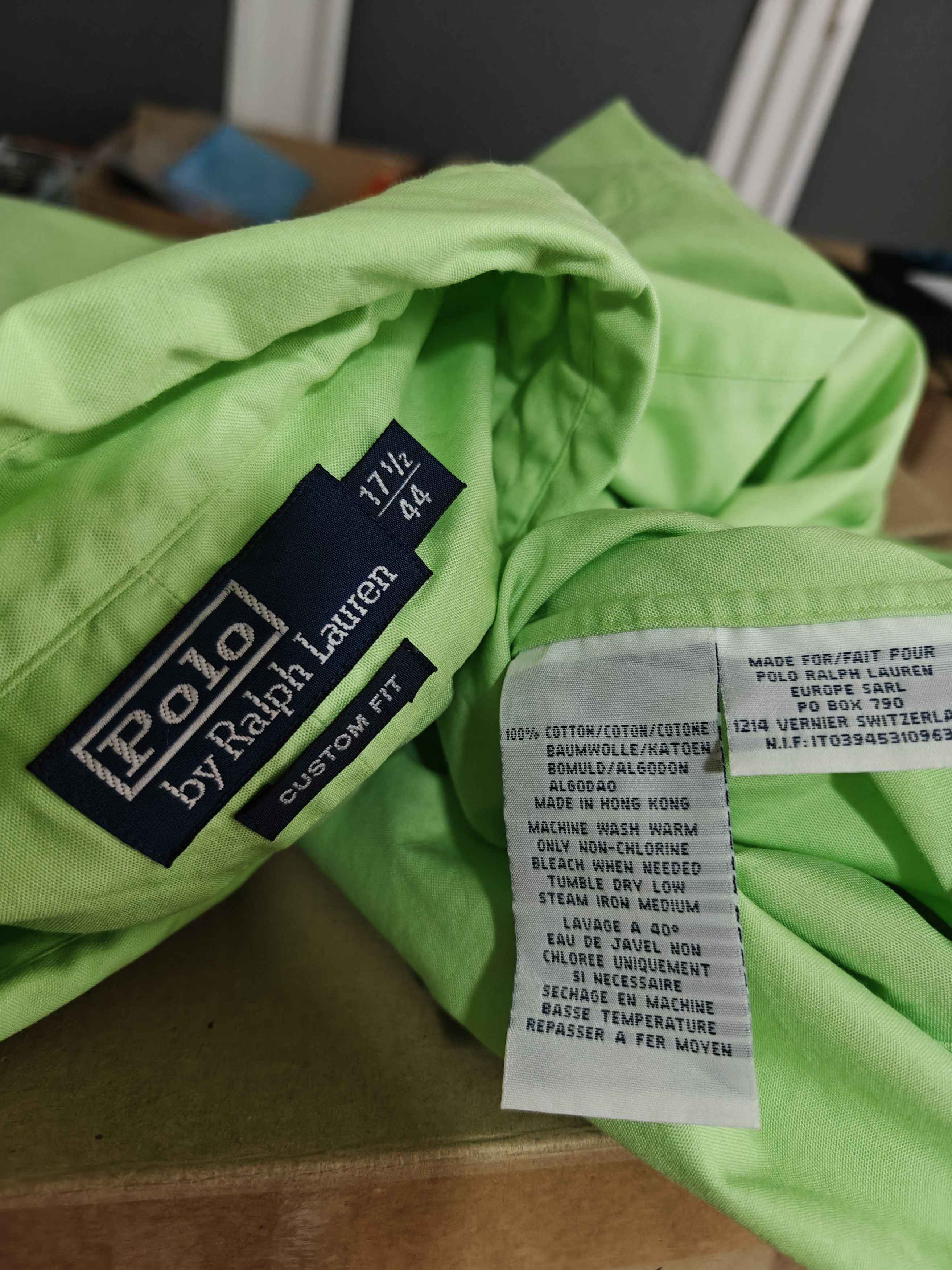 Polo Ralph Lauren Polo Ralph Lauren Shirt VTG Custom Fit Green size XL Size US XL / EU 56 / 4 - 8 Thumbnail