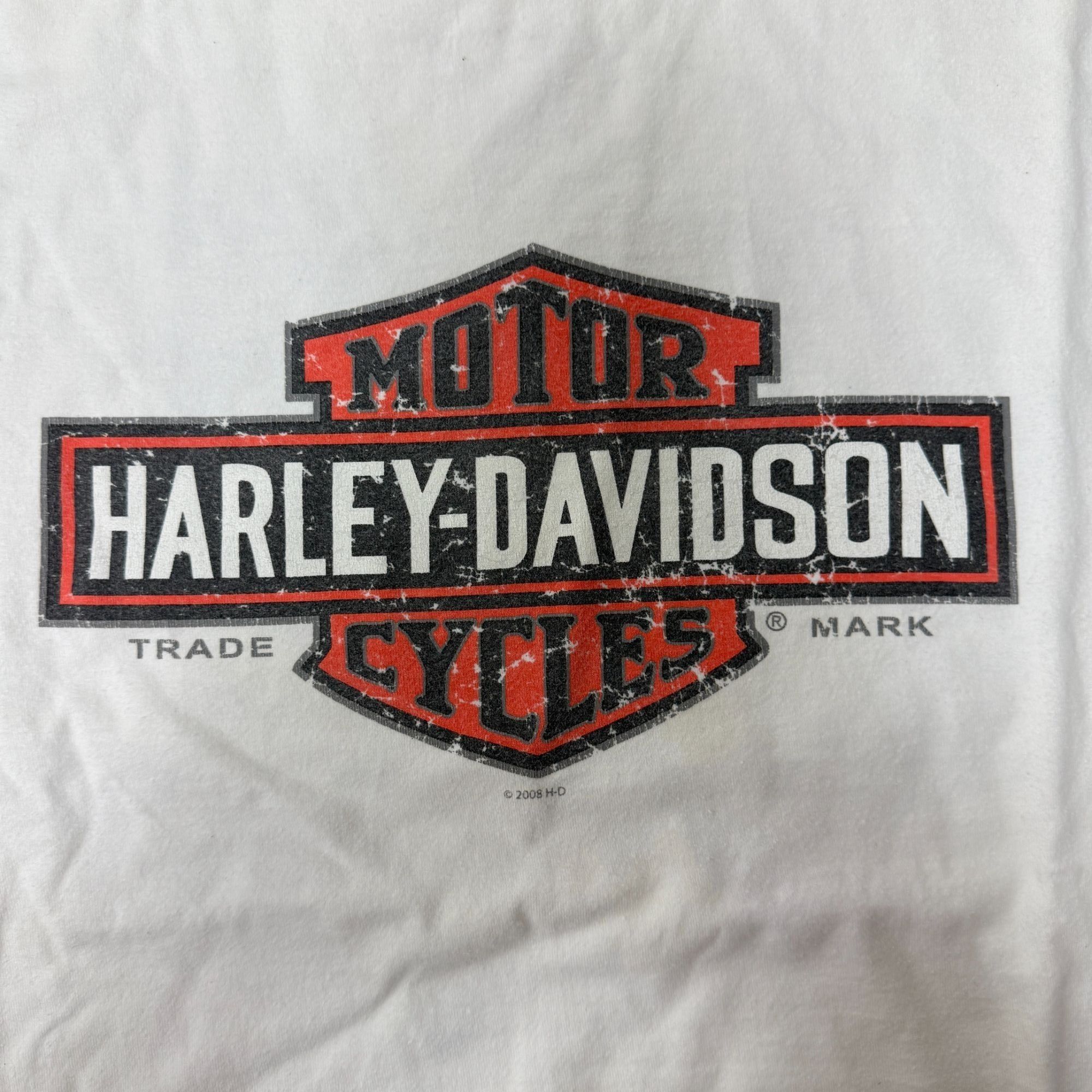 Harley Davidson HD Motorcycle Anchorage ALASKA Biker MOOSE ANTLERS Biker Tee Size US XXL / EU 58 / 5 - 4 Thumbnail