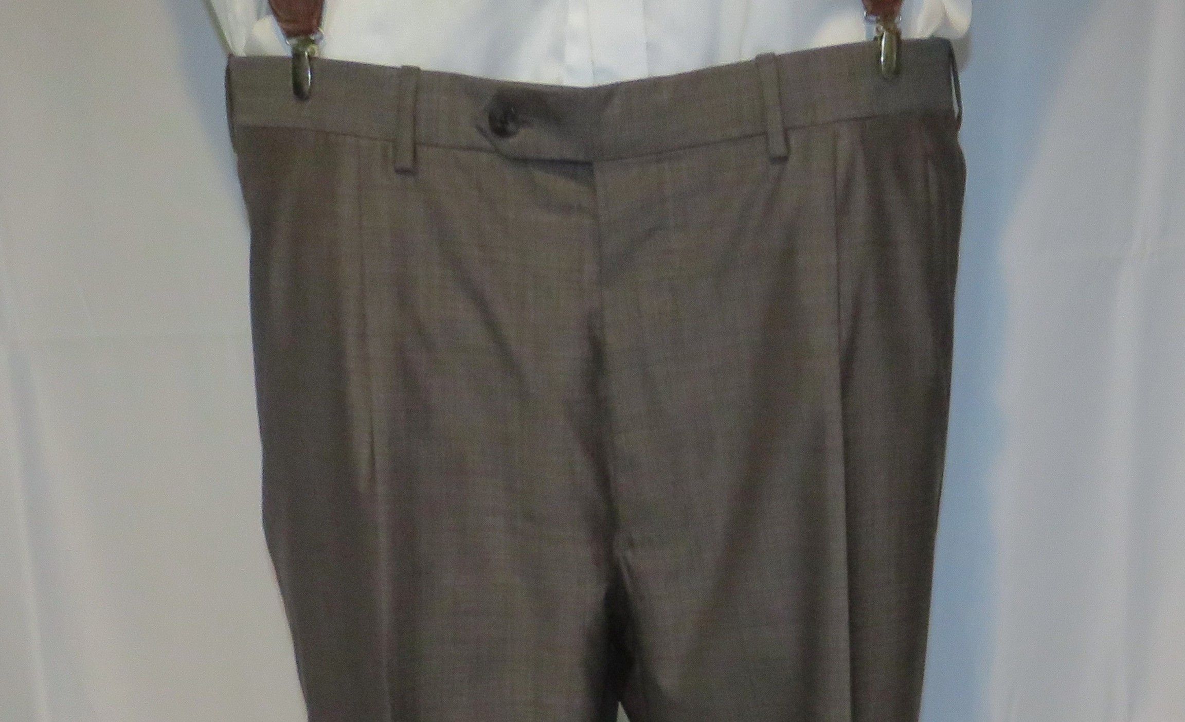Caruso Brown Tic Pattern Silk Blend Double Breasted Suit 48R NWT Size 48R - 14 Thumbnail