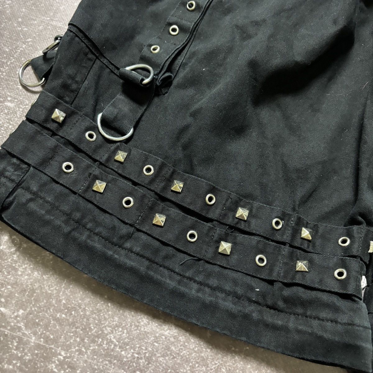 Japanese Brand Y2K tripp nyc type shorts avant garde gothic if six was nine Size US 31 - 4 Thumbnail