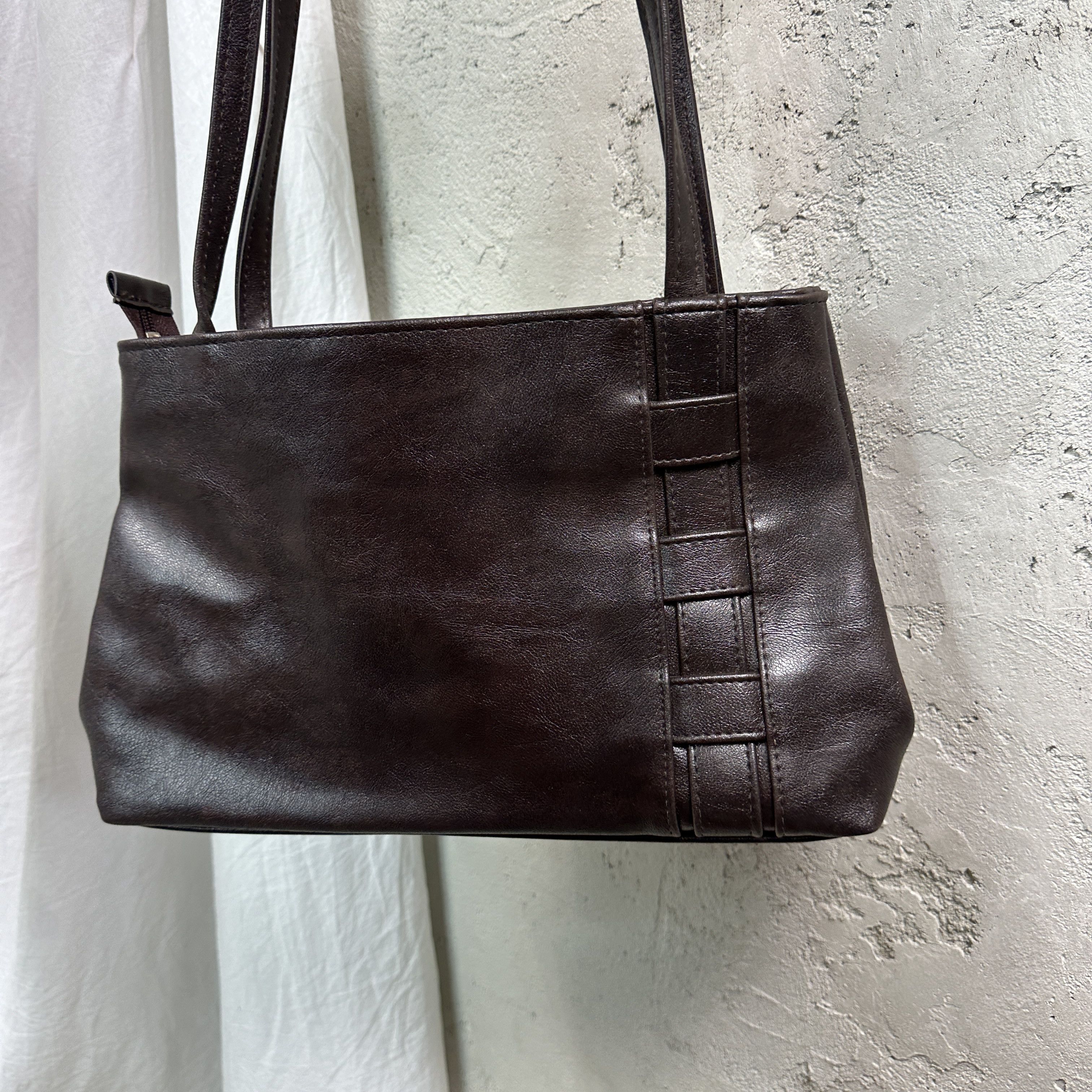 Vintage Vintage Avant Garde Chocolate Brown Baguette Bag Y2K Size ONE SIZE - 4 Thumbnail