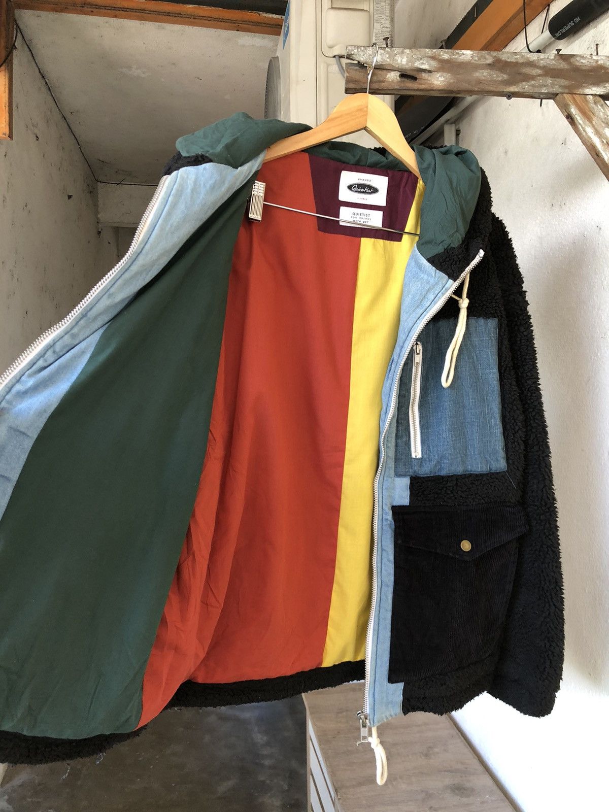 Seditionaries Korean Brands❗️Queitist Fleece Patchwork Like Undercover Size US XL / EU 56 / 4 - 10 Thumbnail