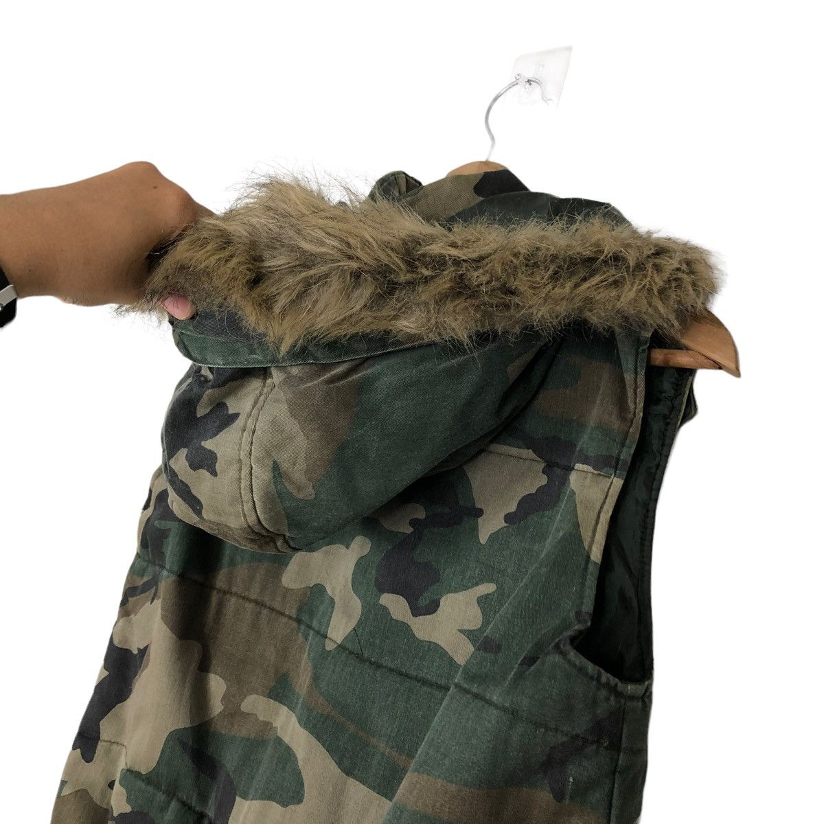 Japanese Brand 🔥BIKER PARACHUTE BONDAGE DESIGN TANK TOP MILITARY CAMO Size US L / EU 52-54 / 3 - 10 Thumbnail