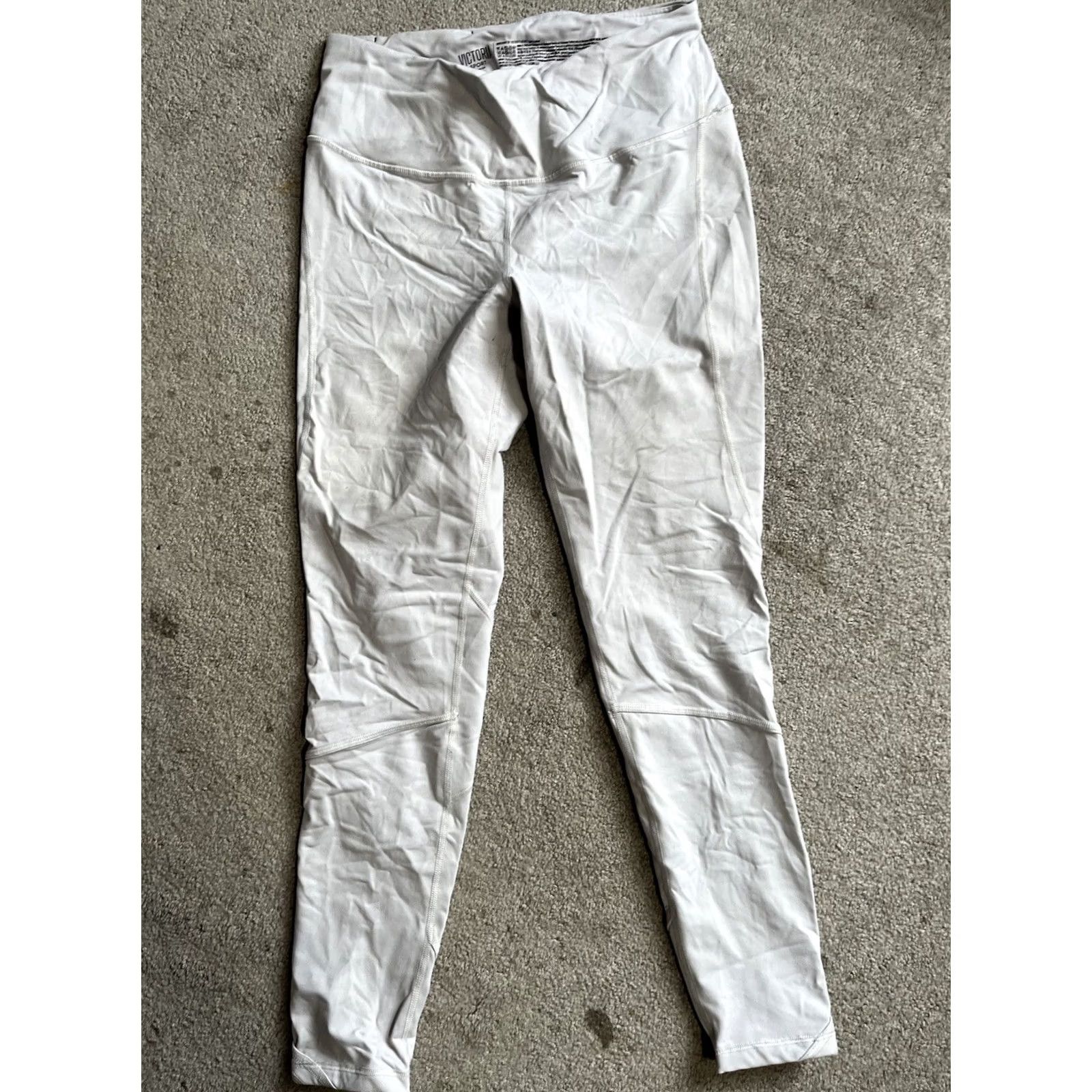 Victoria's Secret Victoria's Secret Victoria Sport Leggings Size M Gray Ankle Legging Women's Skinny Compression Yoga Activewear"} Size 32" / US 10 / IT 46 - 2 Thumbnail