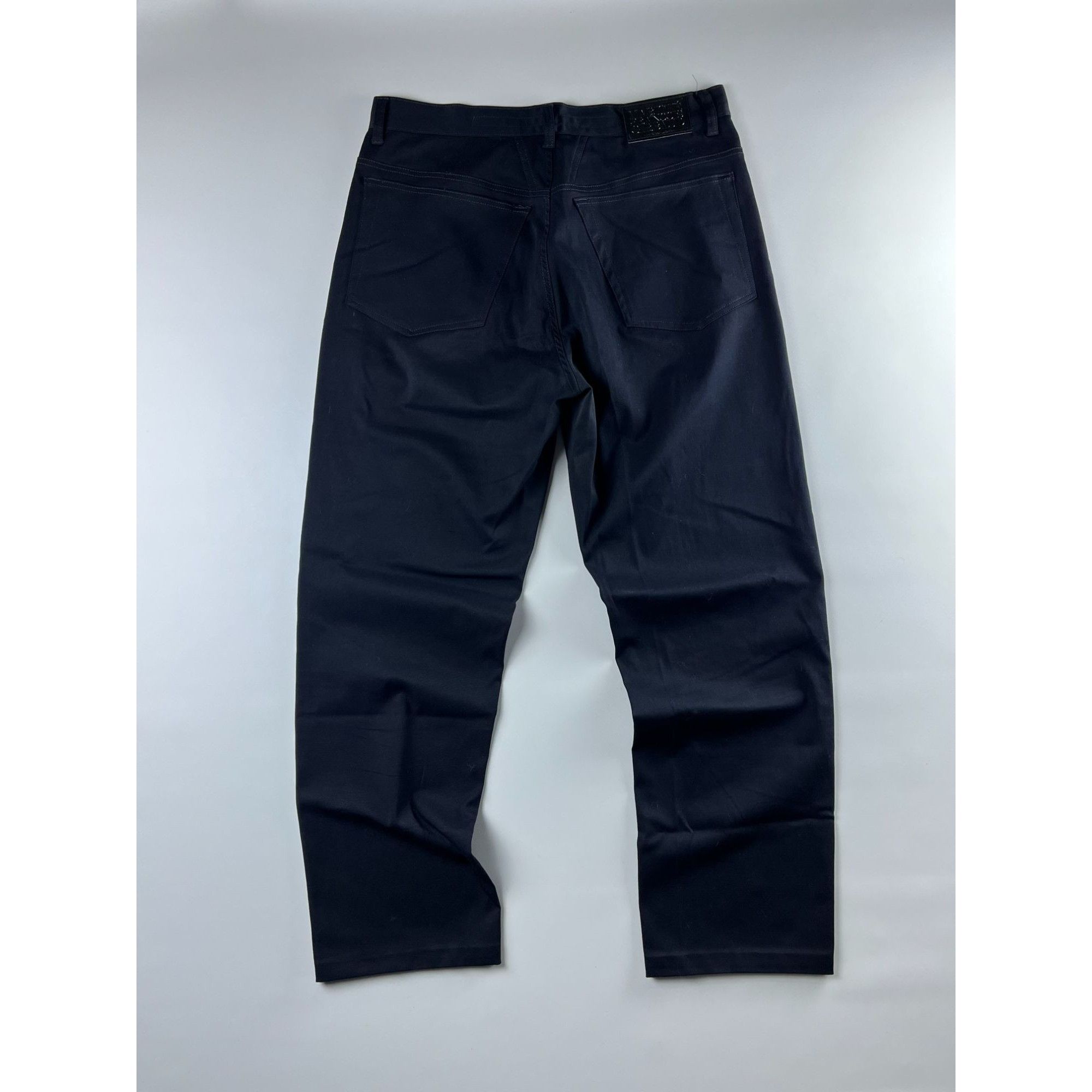 Designer × Marithe + Francois Girbaud Marithe Francois Girbaud Mens Black Stone Washed Pants Made Size US 34 / EU 50 - 5 Thumbnail