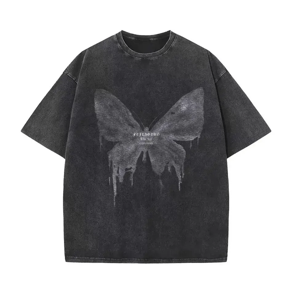Vintage Moth Printed Tshirt
