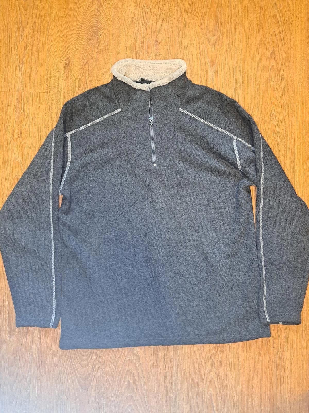 Kuhl Kuhl Fleece Pullover Sweater Mens XL Gray Quarter Zip Size US XL / EU 56 / 4 - 1 Thumbnail