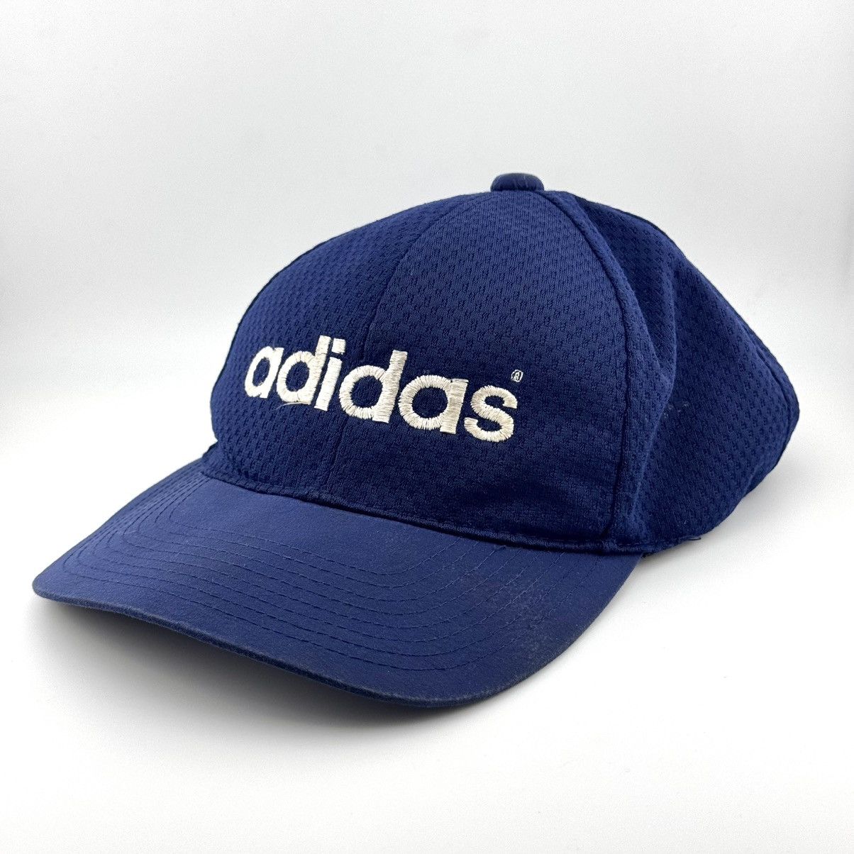 Adidas Vtg 90s Adidas Descente Japan Trefoil Unstructured Cap Size ONE SIZE - 2 Thumbnail