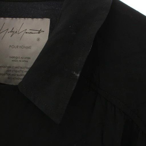 Yohji Yamamoto YOHJI YAMAMOTO POUR HOMME CELLULOSE LAWN SHORT SLEEVE DRESS Size US L / EU 52-54 / 3 - 6 Thumbnail