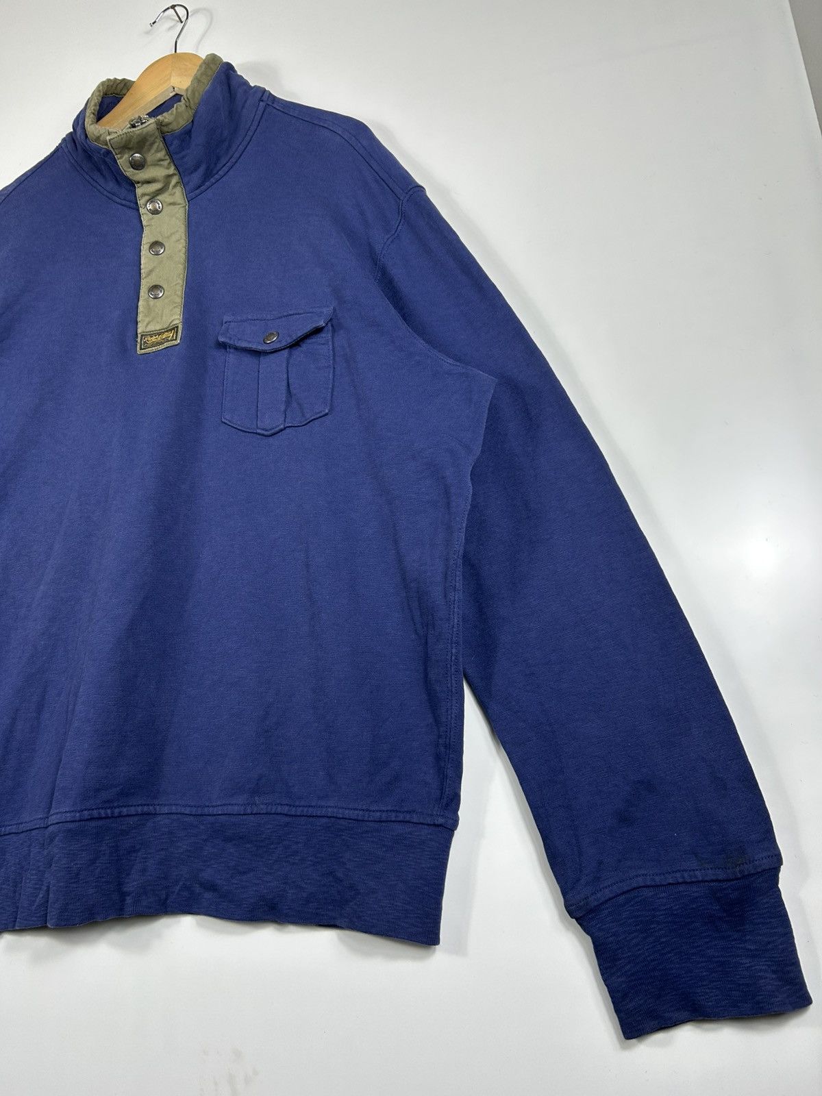 Polo Ralph Lauren ⚡️Vintage Y2K Polo Ralph Lauren Half Zipper Sweatshirt Size US XXL / EU 58 / 5 - 3 Thumbnail