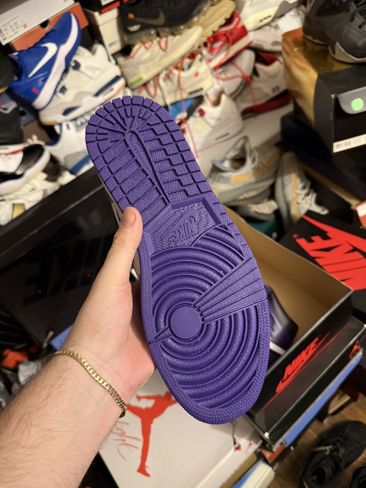 Jordan Brand Jordan retro 1 court purple sz 10.5 new Size US 10.5 / EU 43-44 - 5 Thumbnail