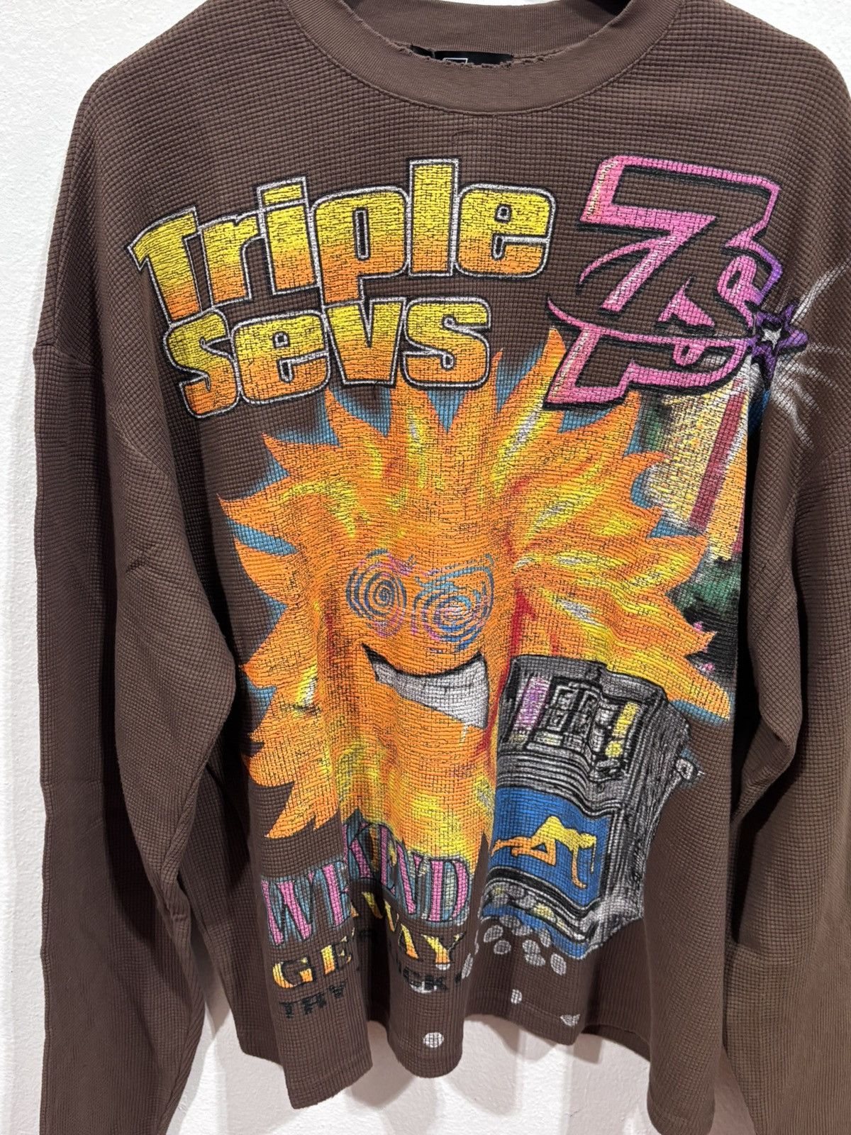 TRIPLE SEVENS Triple Sevens Weekend Getaway Waffle Knit Brown Size US S / EU 44-46 / 1 - 2 Thumbnail
