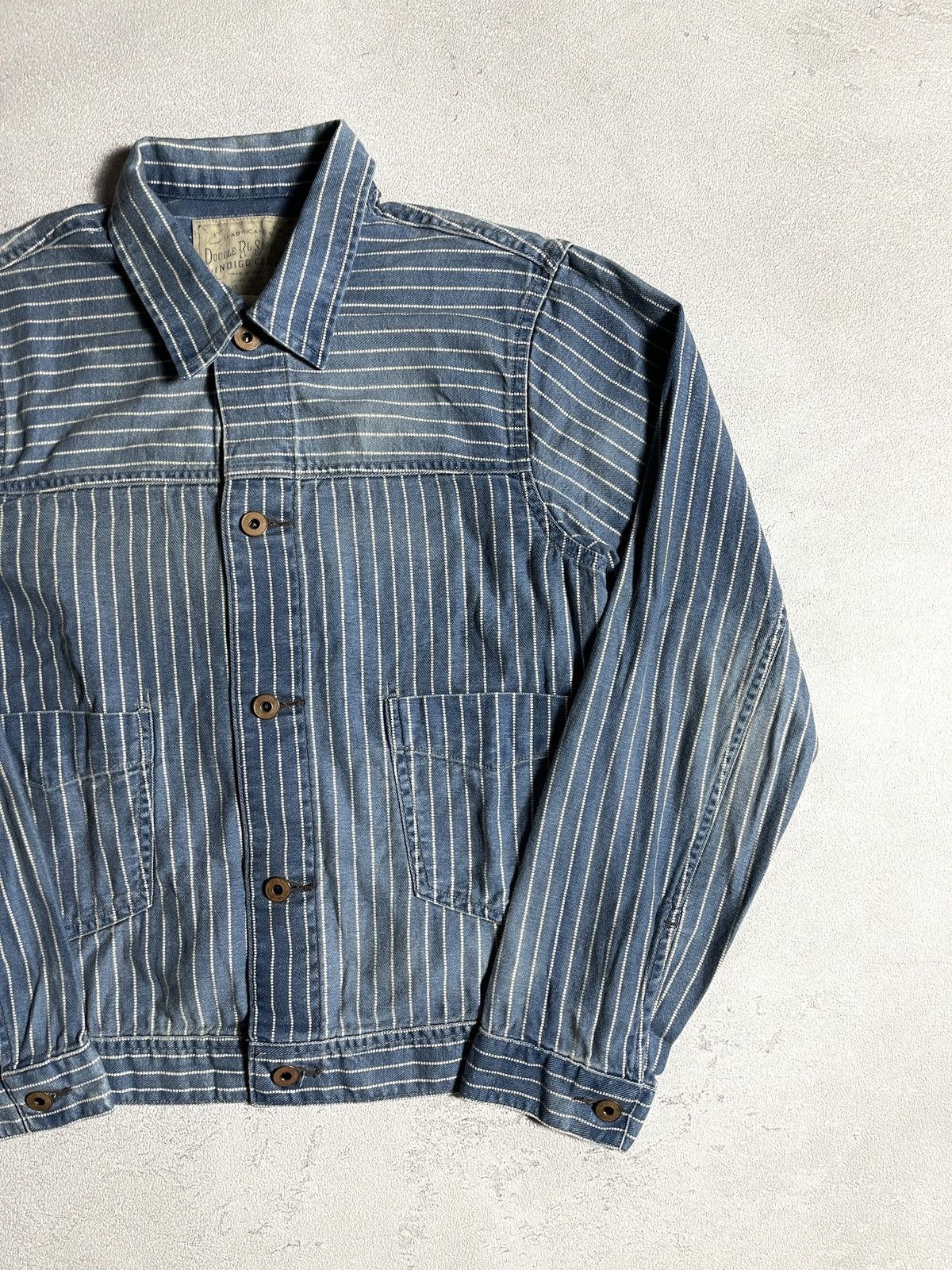 RRL Ralph Lauren RRL DOUBLE RL HUTCHINS ENGINEER DOT STIFFLE JACKET Size US XS / EU 42 / 0 - 8 Thumbnail