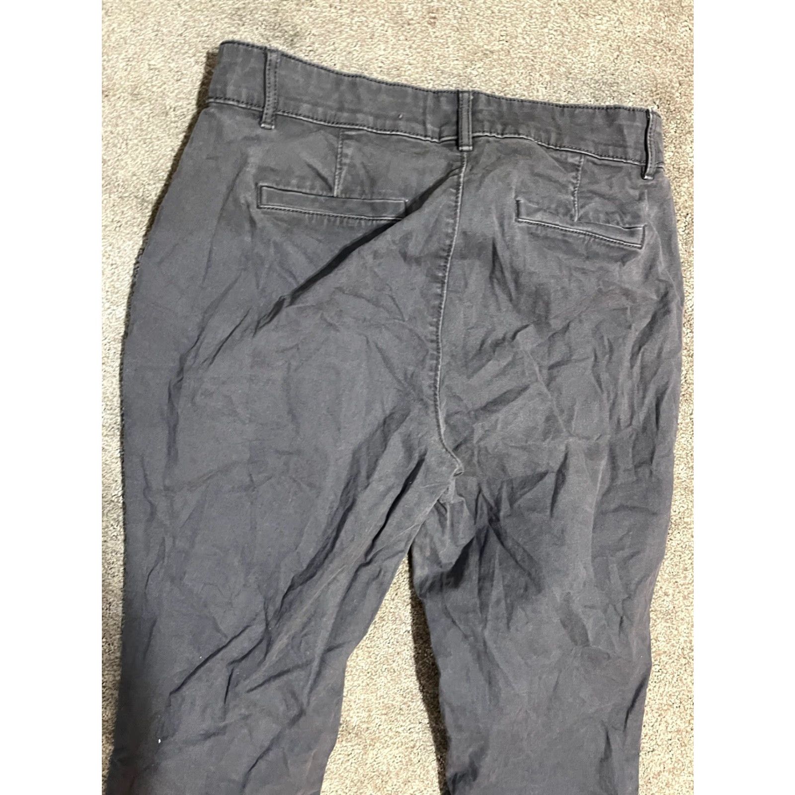 Ann Taylor Ann Taylor Jeans Womens 6 Regular Gray Denim Ankle Stretch 5-Pocket Inseam 23.5" Size 28" / US 6 / IT 42 - 4 Thumbnail