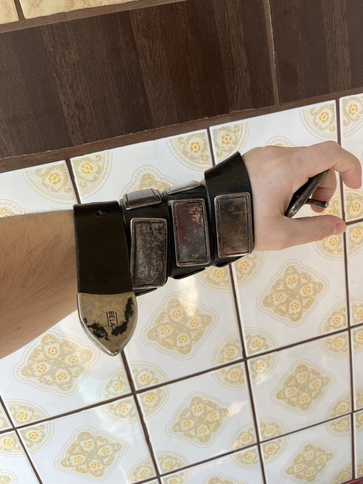 Other Bela Silver leather belt very rare Size ONE SIZE - 2 Thumbnail