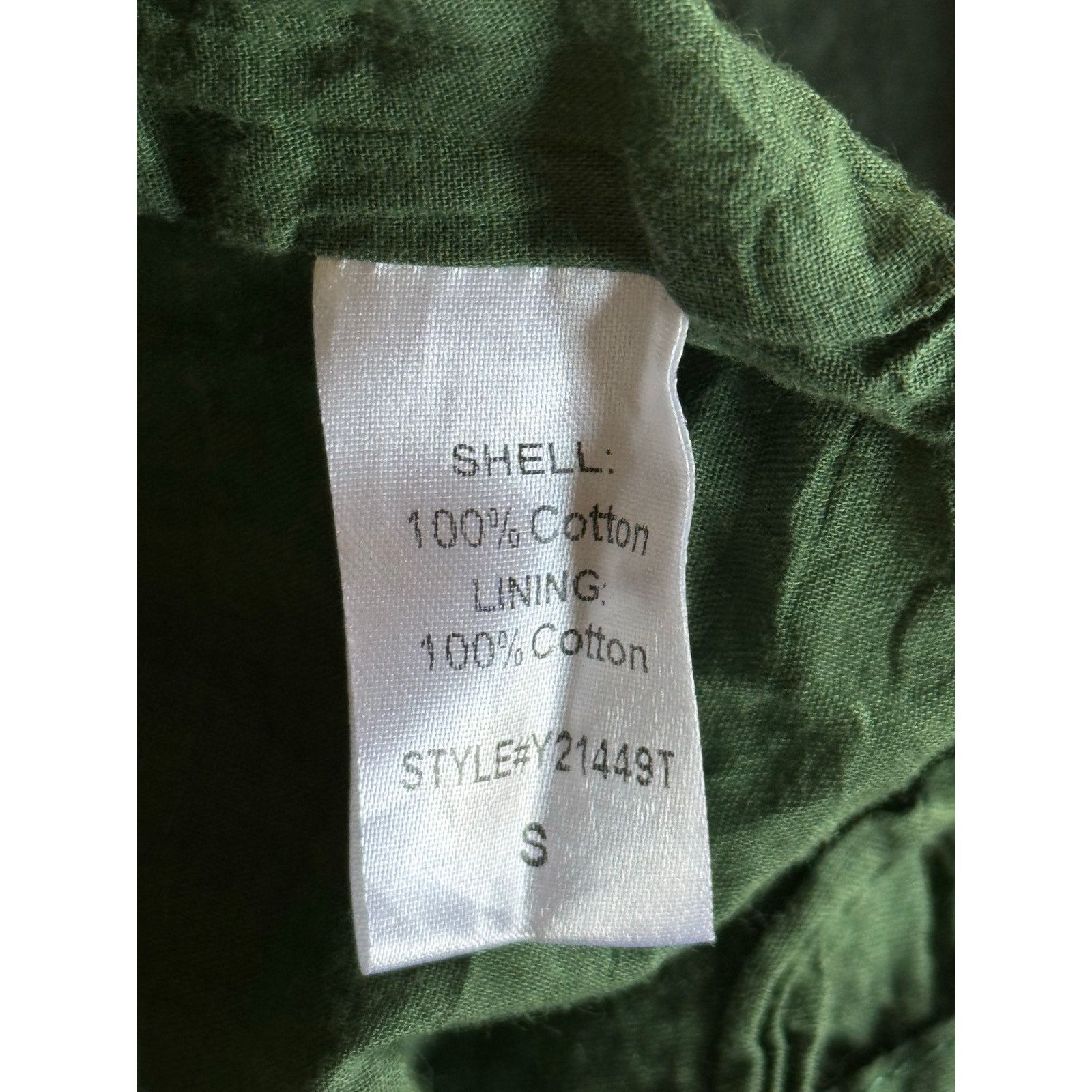 Other Pomander Place 100 Percent Cotton Green Smocked Tiered Dress Size S / US 4 / IT 40 - 5 Thumbnail