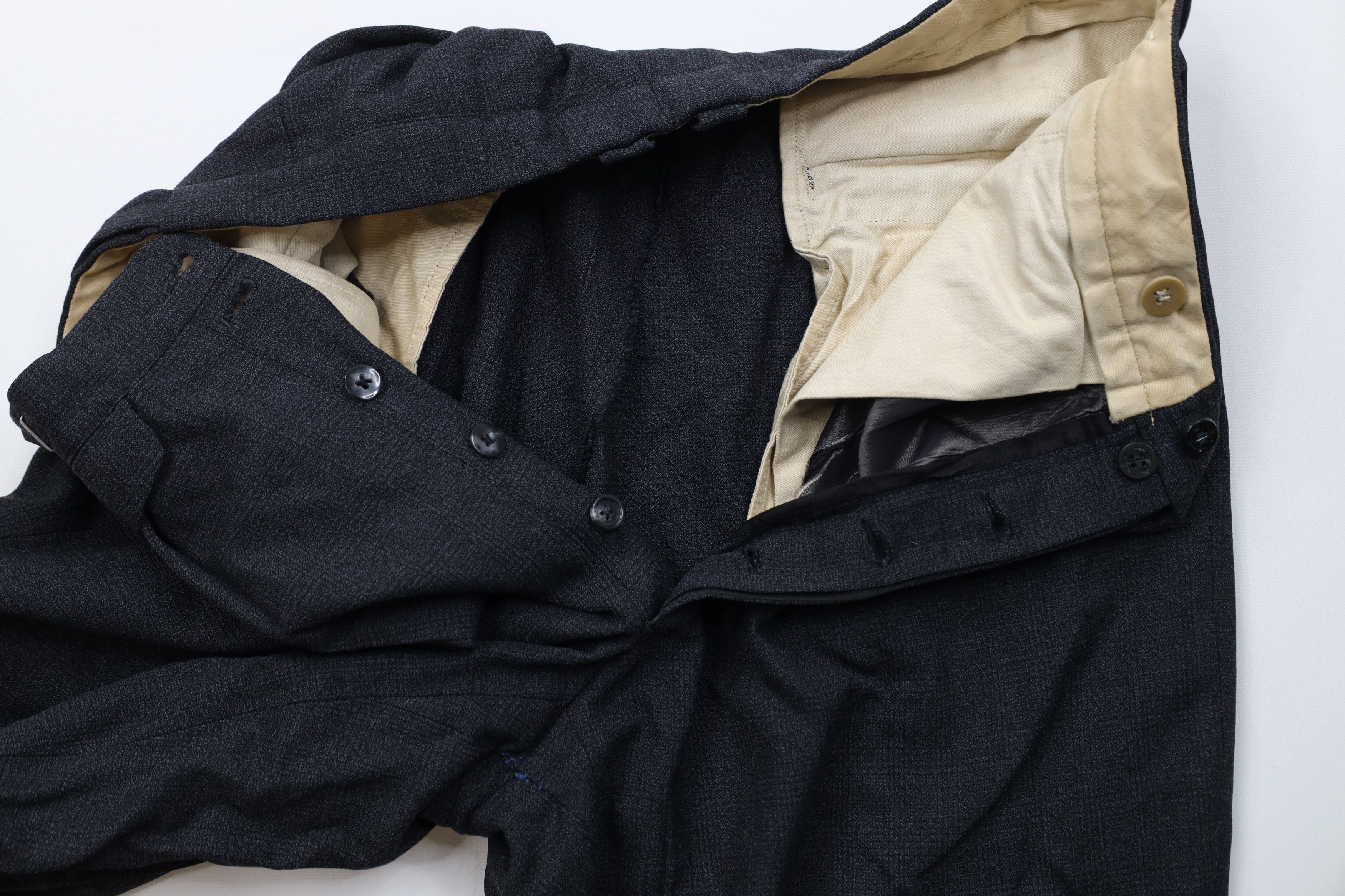 Vintage Vintage 30s 40s Rockabilly Gabardine Pants USA Button Fly Size US 34 / EU 50 - 8 Thumbnail
