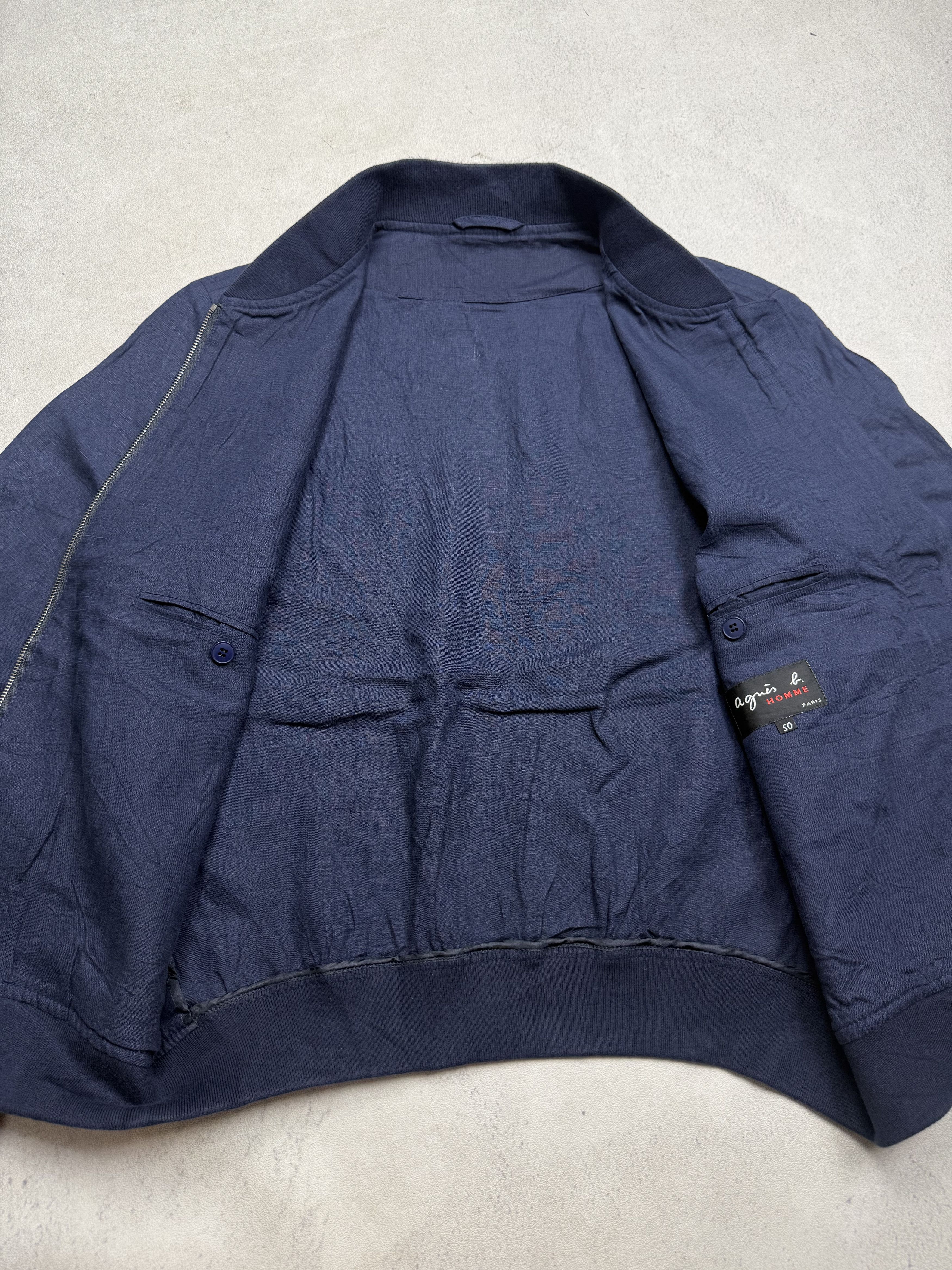 agnes b. Vintage Agnes B Homme Bomber Jacket Size US M / EU 48-50 / 2 - 6 Thumbnail