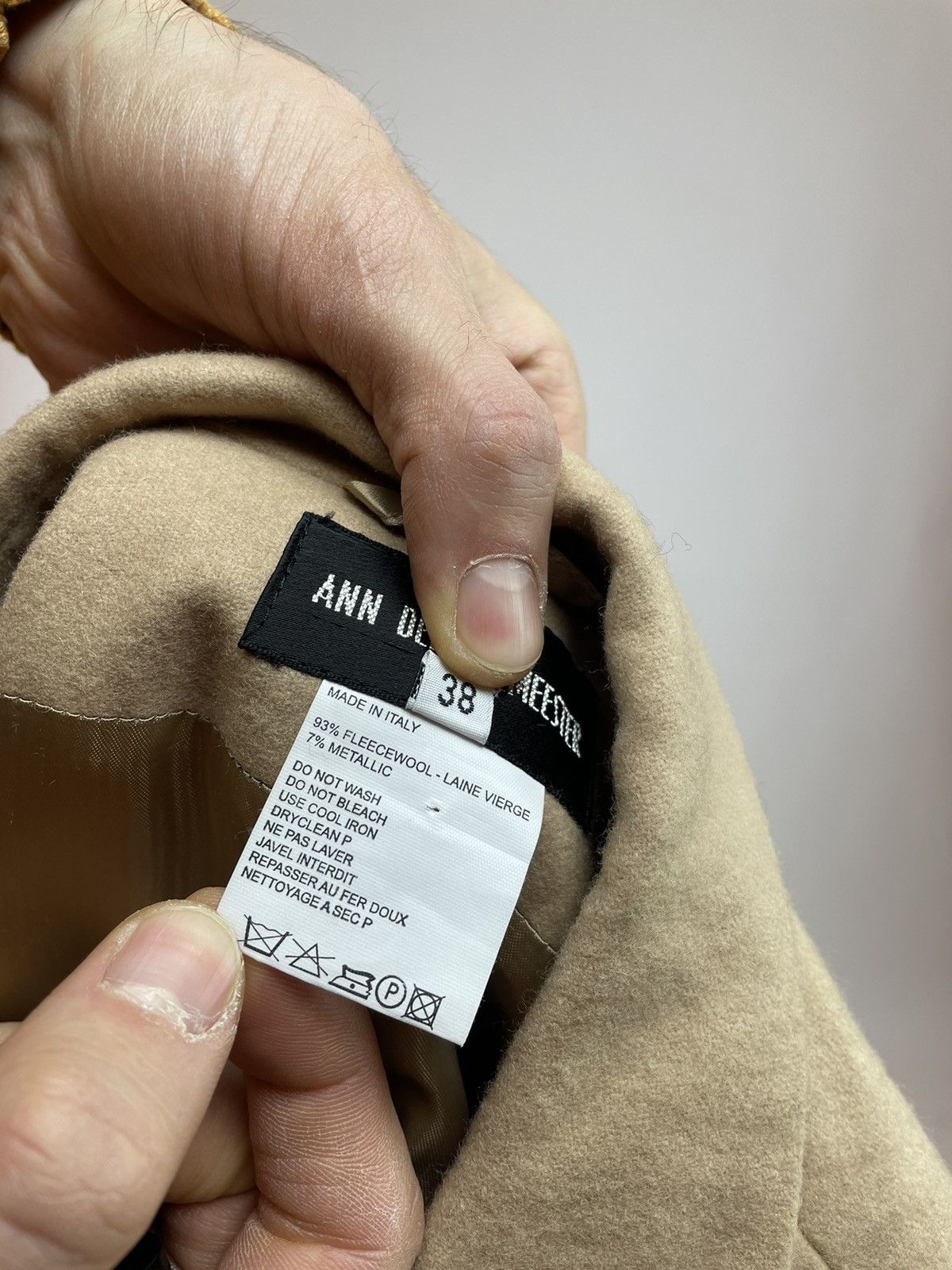 Ann Demeulemeester ANN DEMEULEMEESTER Wool trench coat Womens size 38 Size XS / US 0-2 / IT 36-38 - 11 Thumbnail